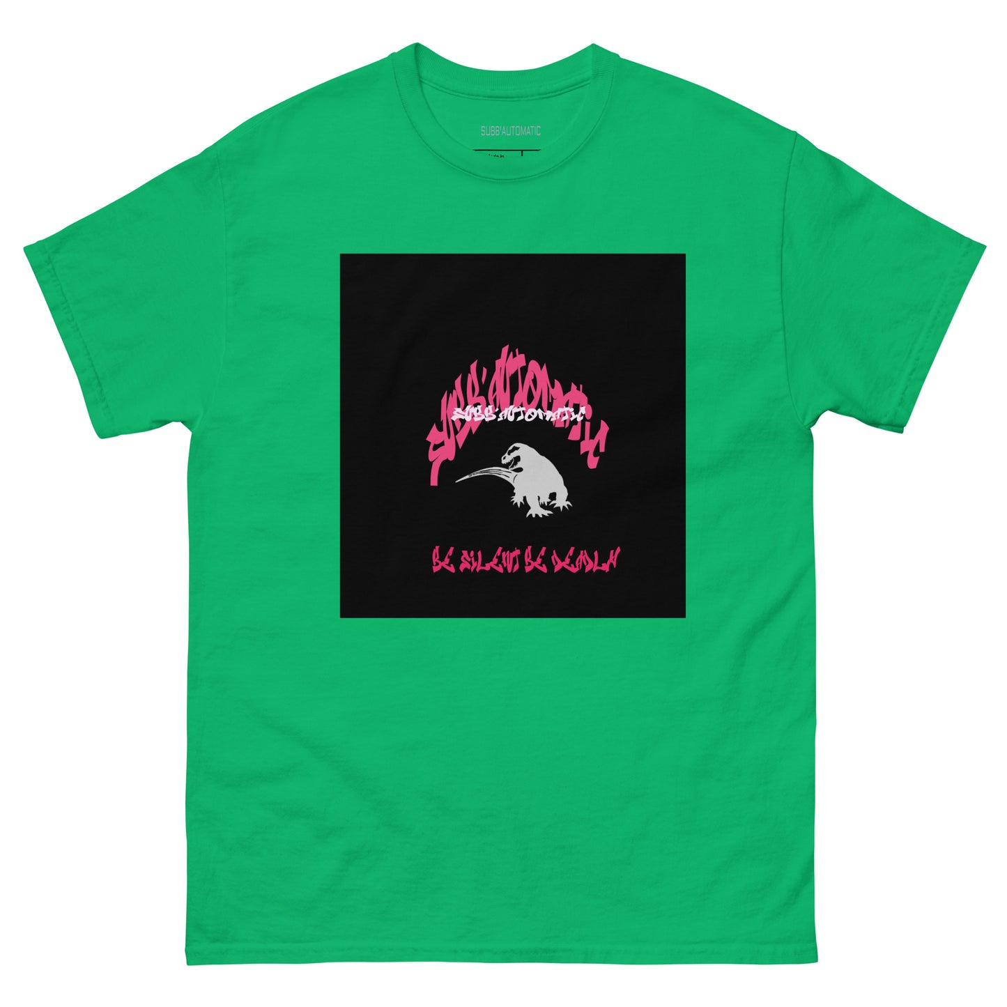 SUBB'AUTOMATIC- SPACE KOMODO DRAGON - BE SILENT  BE DEADLY - Men's classic tee