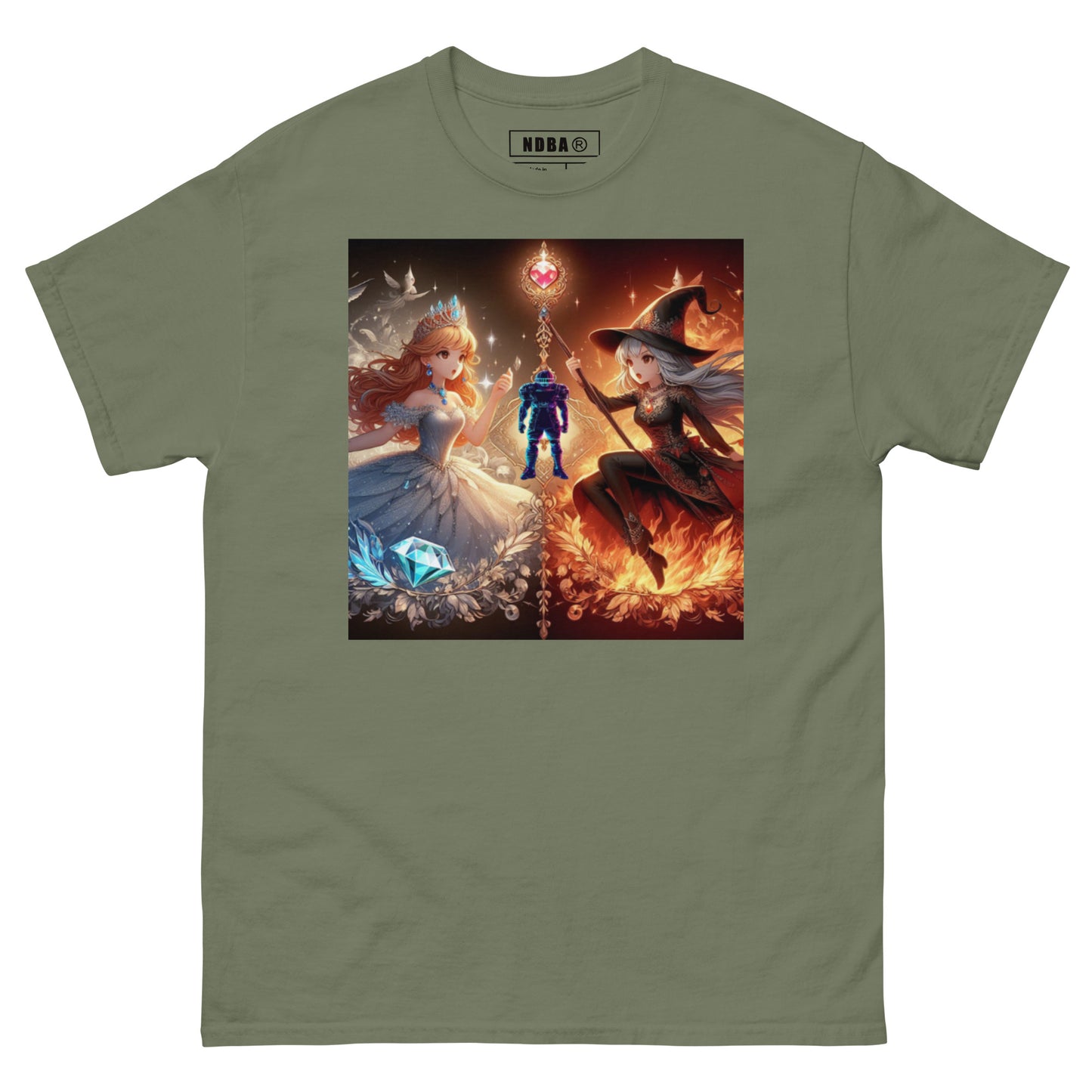 DANGERBALL - HUMAN WEAPON - VS FIRE CHIC OR ICE CHIC - VERSION - Men's classic tee