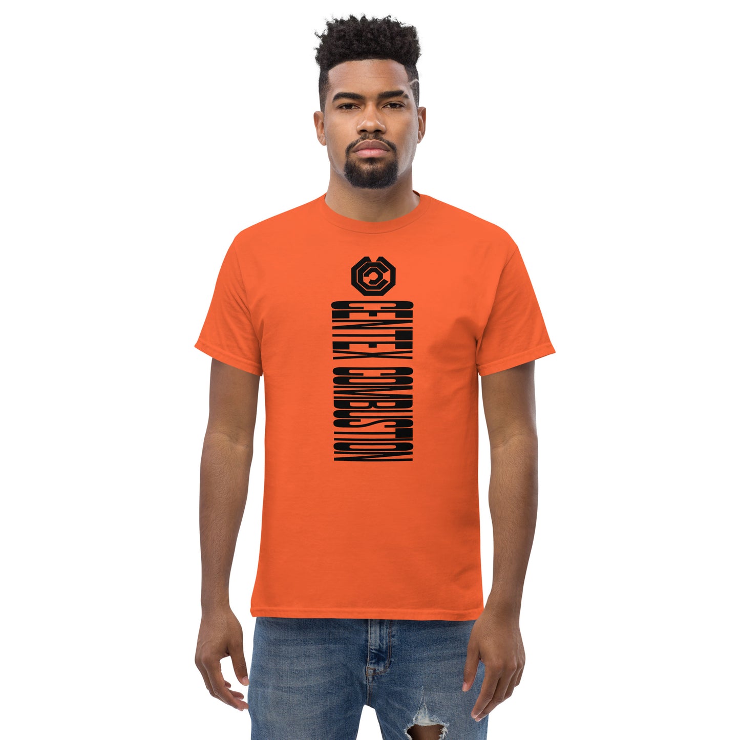 CENTEX COMBUSTION - SIDEWAYS LOGO - COMBUSTION ENERGY C GEARS - SMALL LOGO  VERSION T-Shirt Men's classic tee