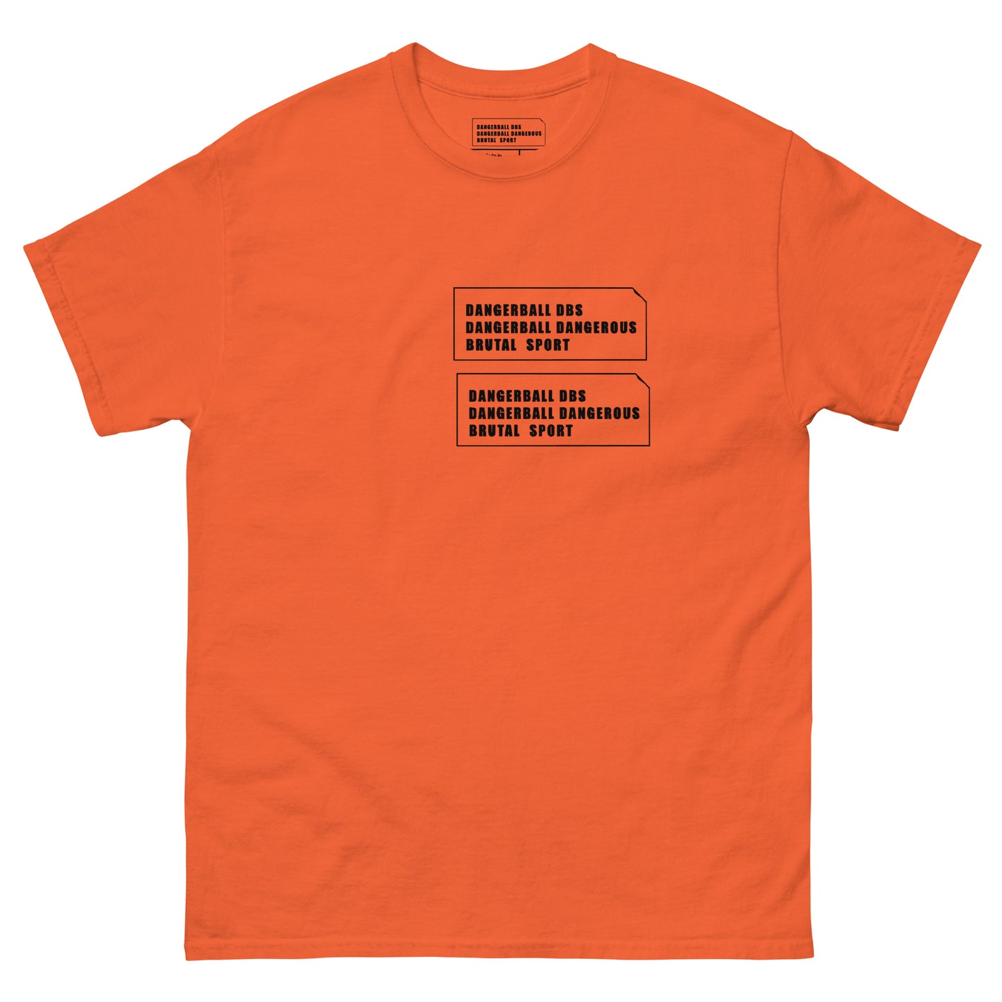 DANGERBALL DBS- DANGEROUS BRUTAL SPORT - Times 2X - Men's classic tee