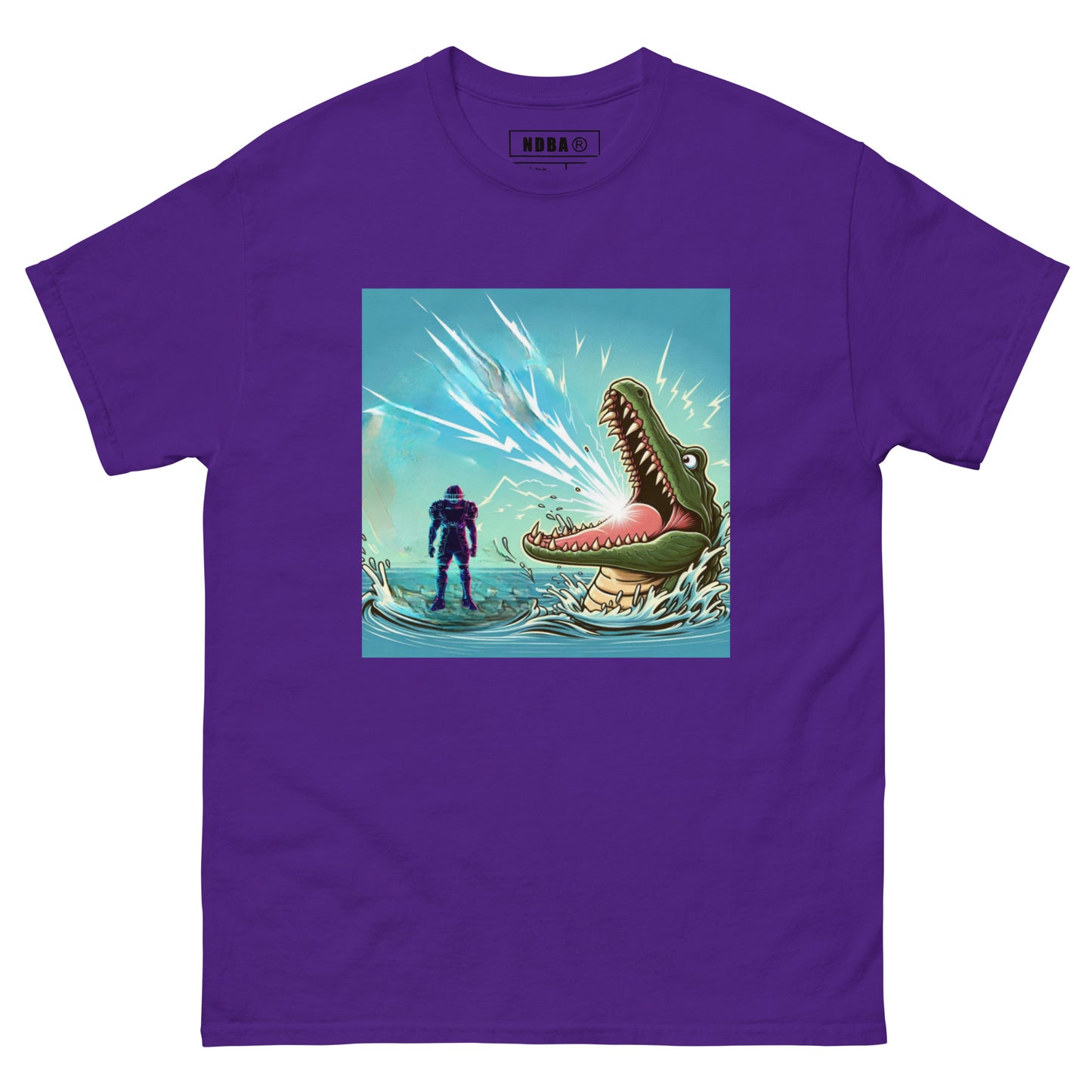 DANGERBALL - HUMAN WEAPON VS HATER CROC  - VERSION - Men's classic tee