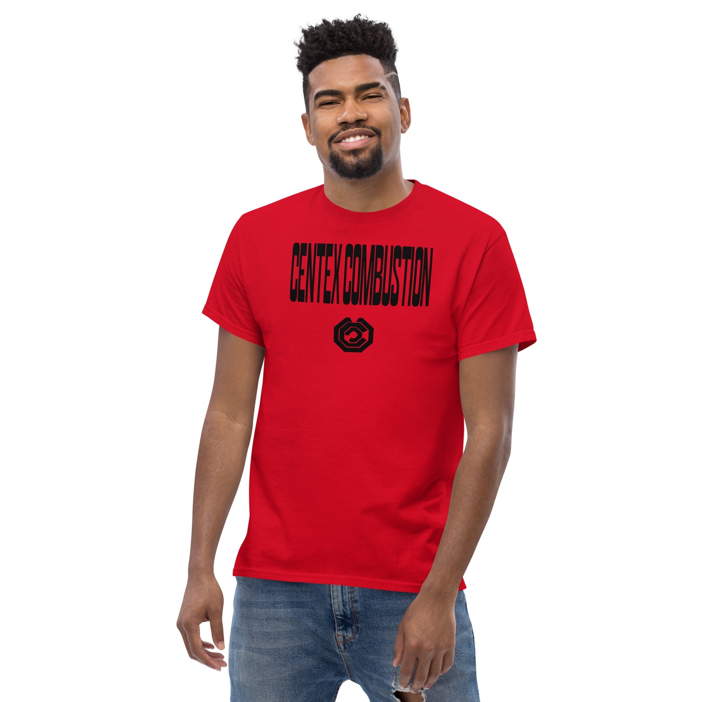 CENTEX COMBUSTION - COMBUSTION ENERGY C GEARS - SMALL LOGO  VERSION T-Shirt Men's classic tee