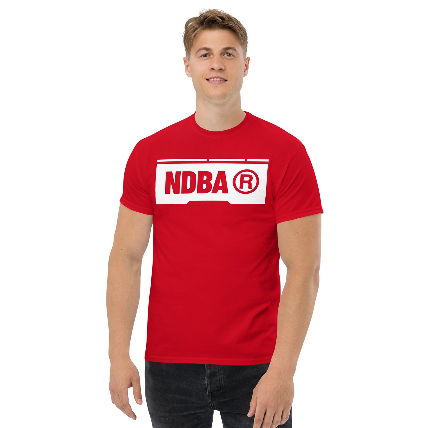NDBA TECH TEXT-Men's classic tee