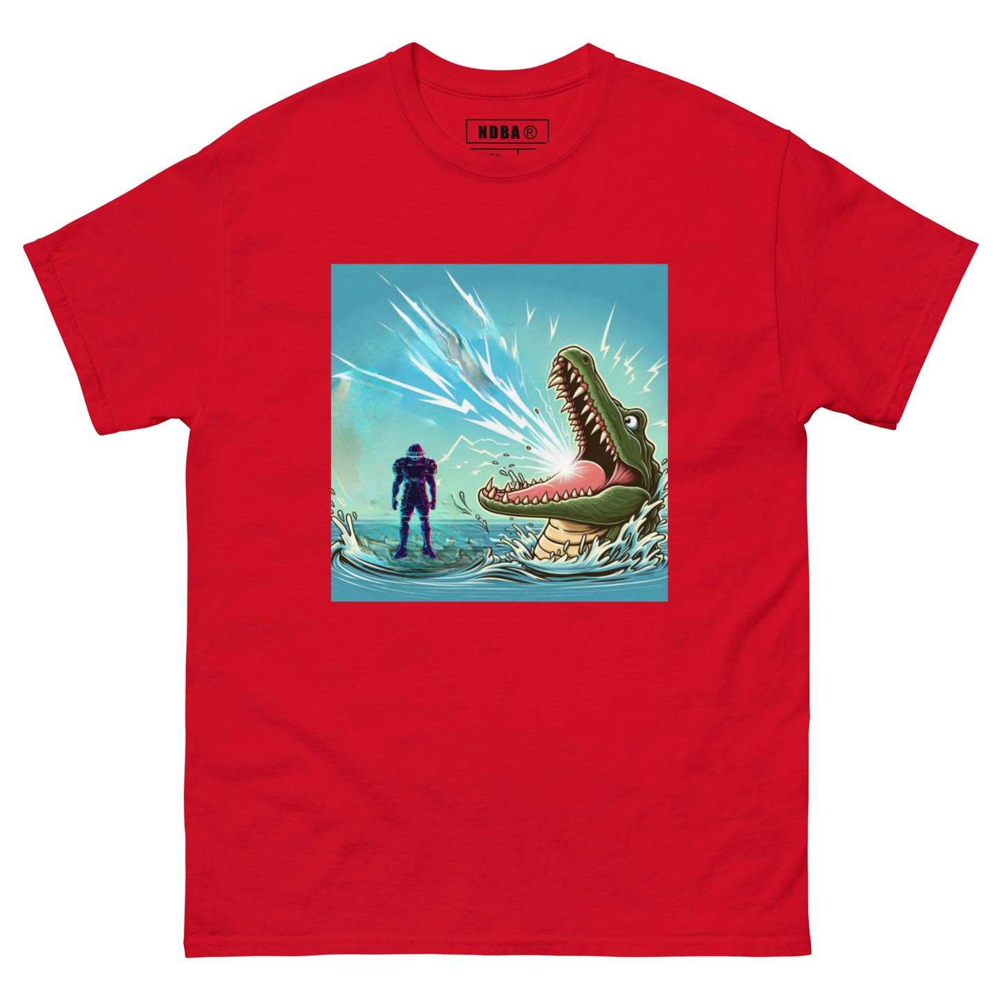 DANGERBALL - HUMAN WEAPON VS HATER CROC  - VERSION - Men's classic tee