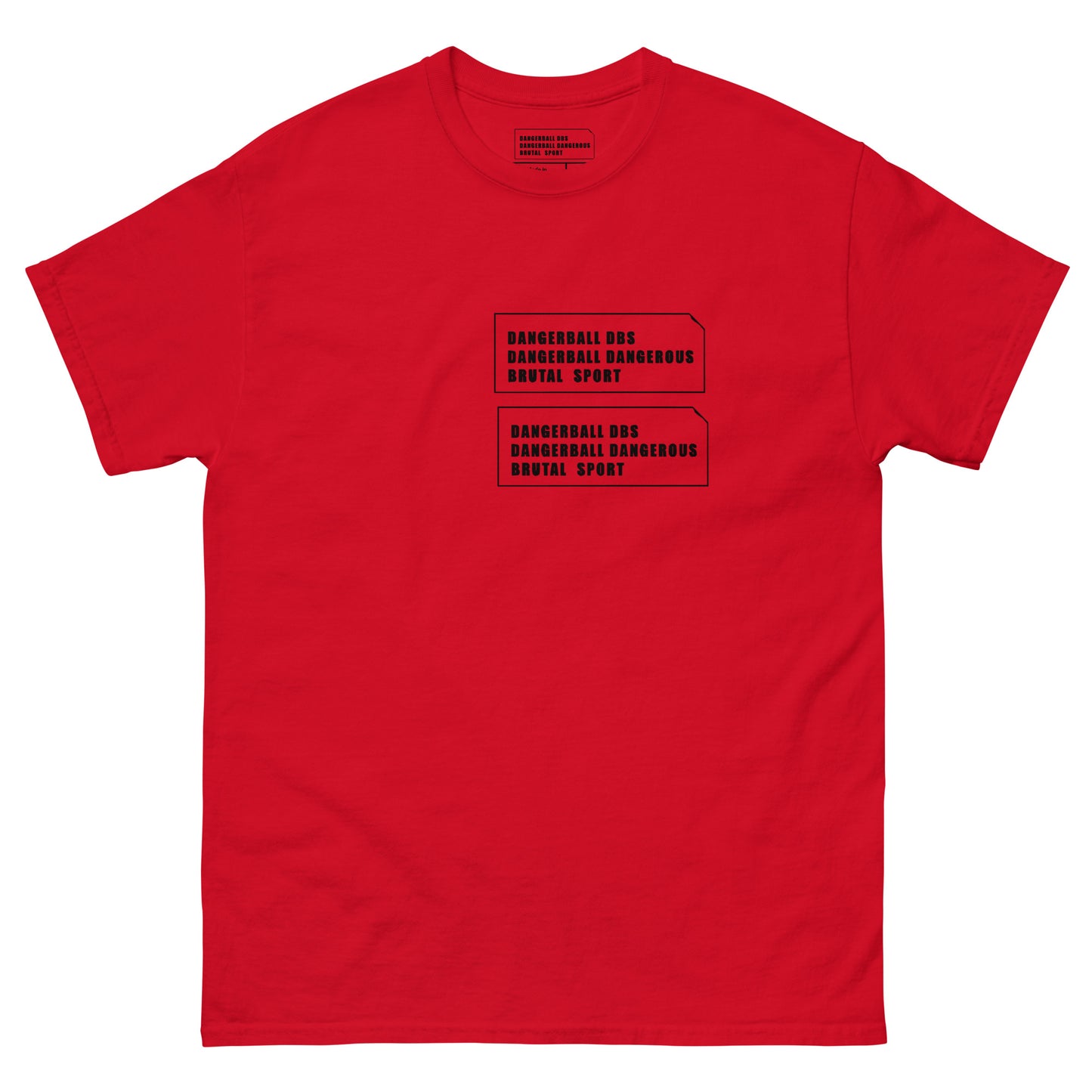 DANGERBALL DBS- DANGEROUS BRUTAL SPORT - Times 2X - Men's classic tee