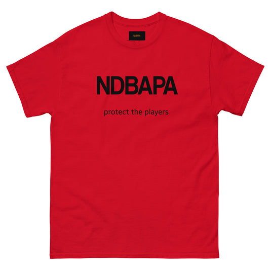 NDBAPA - protect the players - Men's classic tee