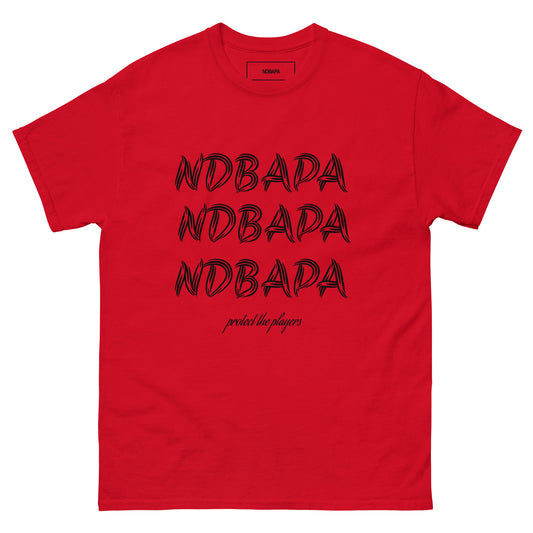 NDBAPA - 3X TIMES - protect the players - Men's classic tee