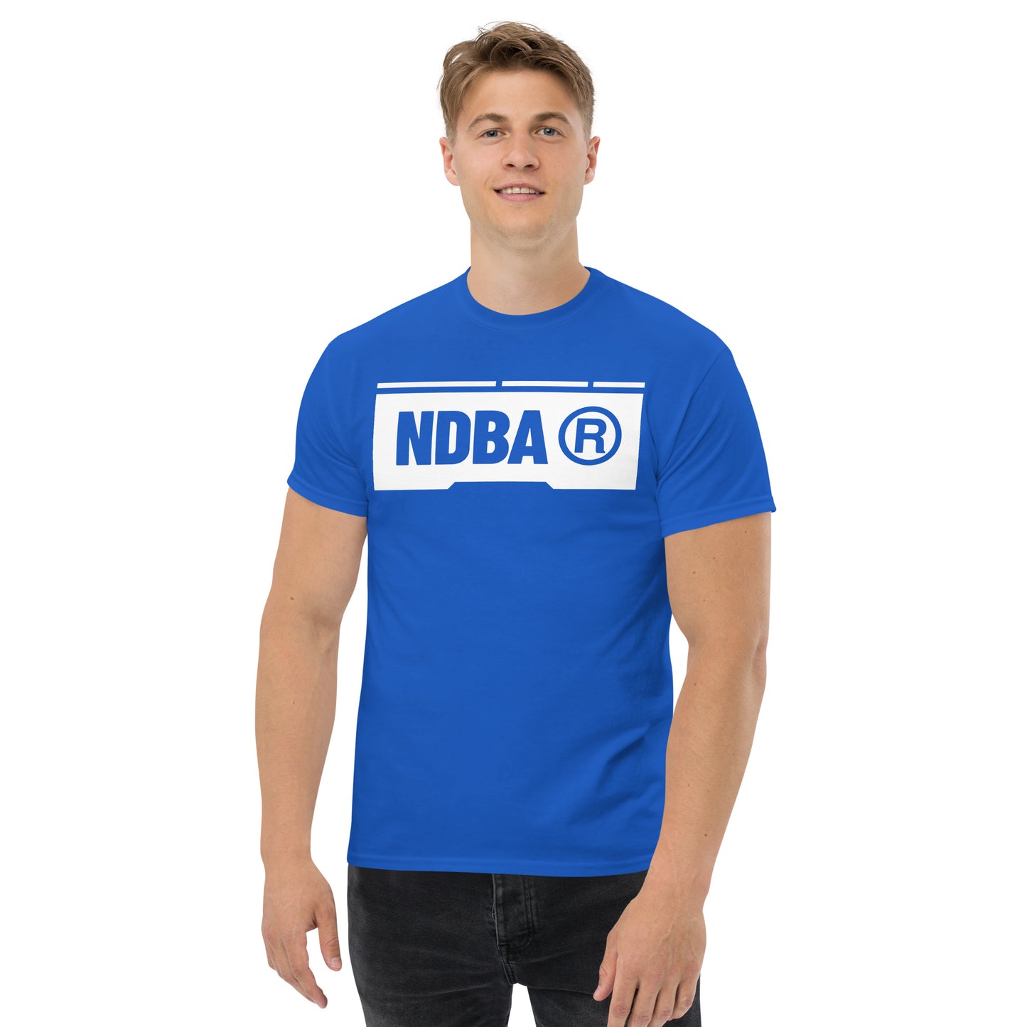 NDBA TECH TEXT-Men's classic tee