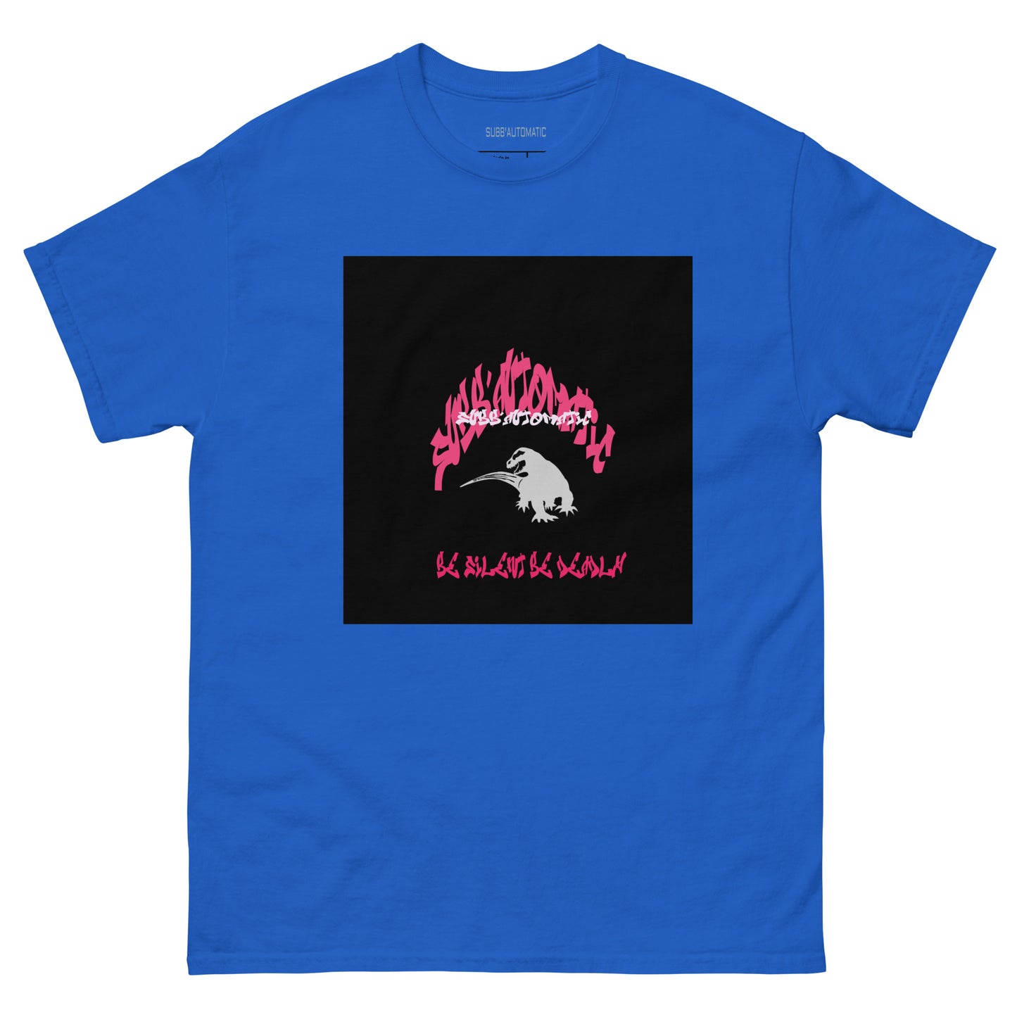 SUBB'AUTOMATIC- SPACE KOMODO DRAGON - BE SILENT  BE DEADLY - Men's classic tee