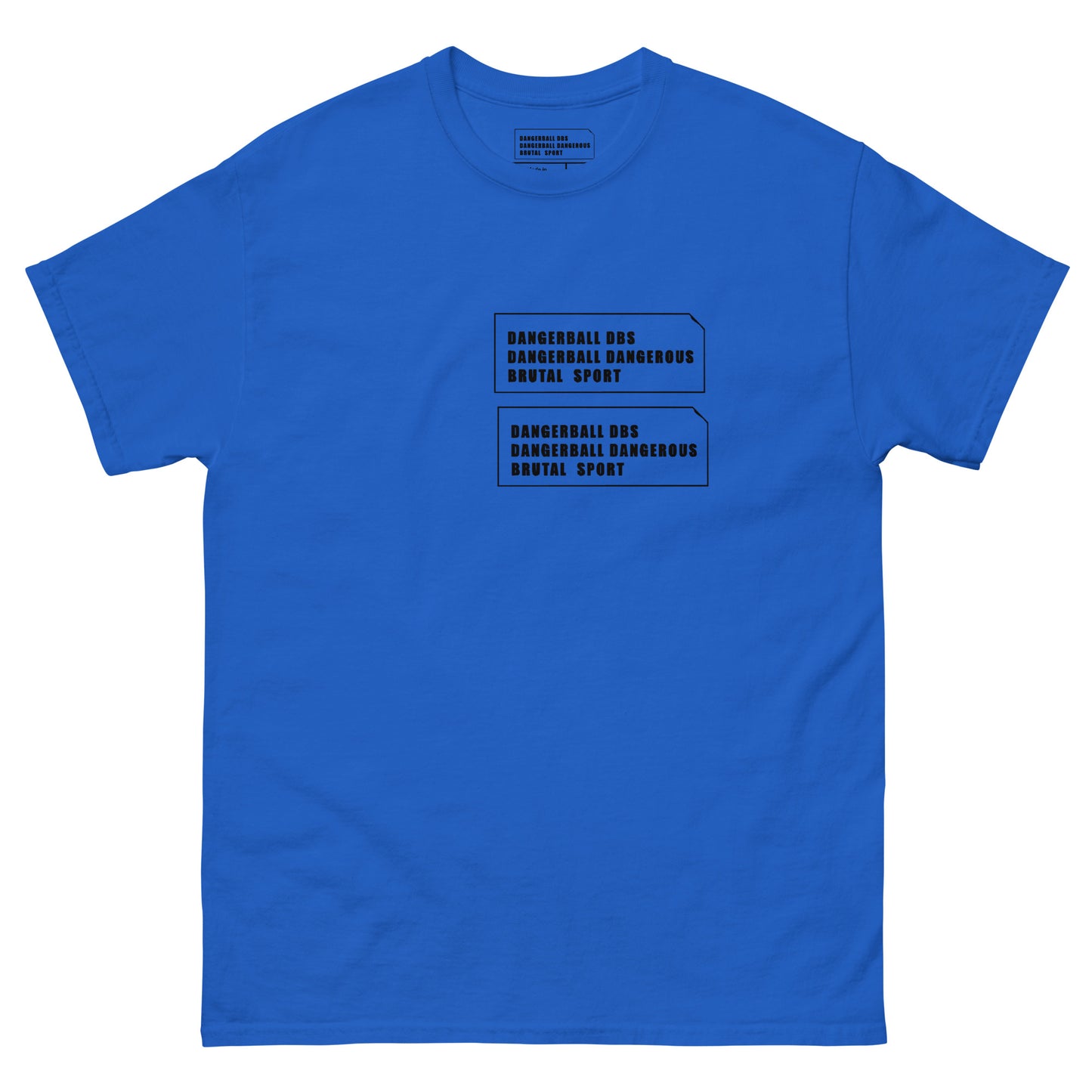 DANGERBALL DBS- DANGEROUS BRUTAL SPORT - Times 2X - Men's classic tee