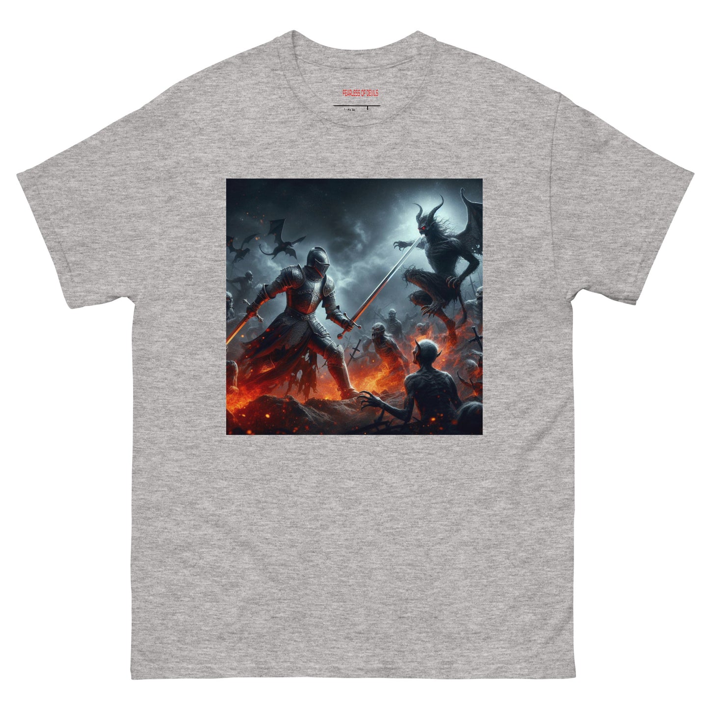 FEARLESS OF DEVILS- KNIGHT #4 -Men's classic tee
