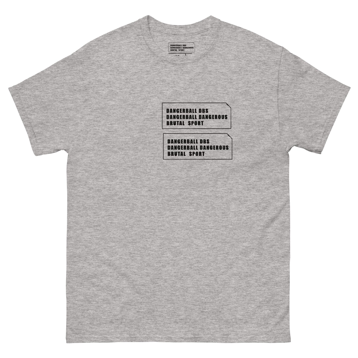 DANGERBALL DBS- DANGEROUS BRUTAL SPORT - Times 2X - Men's classic tee
