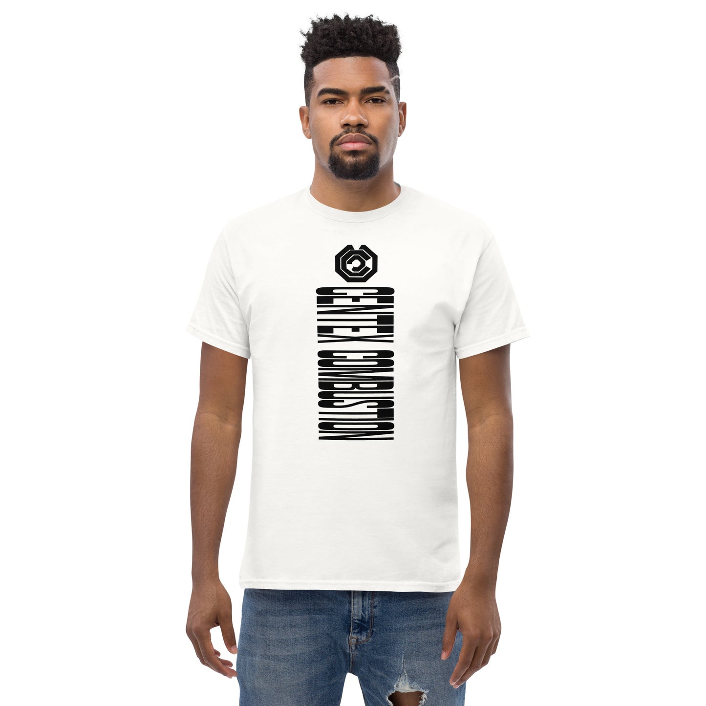 CENTEX COMBUSTION - SIDEWAYS LOGO - COMBUSTION ENERGY C GEARS - SMALL LOGO  VERSION T-Shirt Men's classic tee