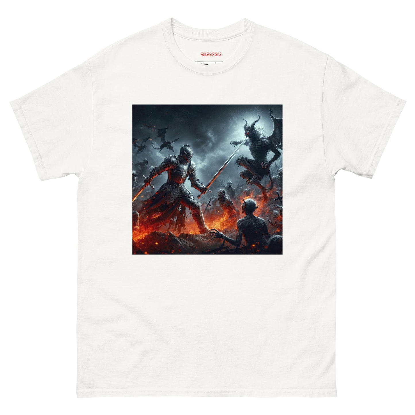 FEARLESS OF DEVILS- KNIGHT #4 -Men's classic tee