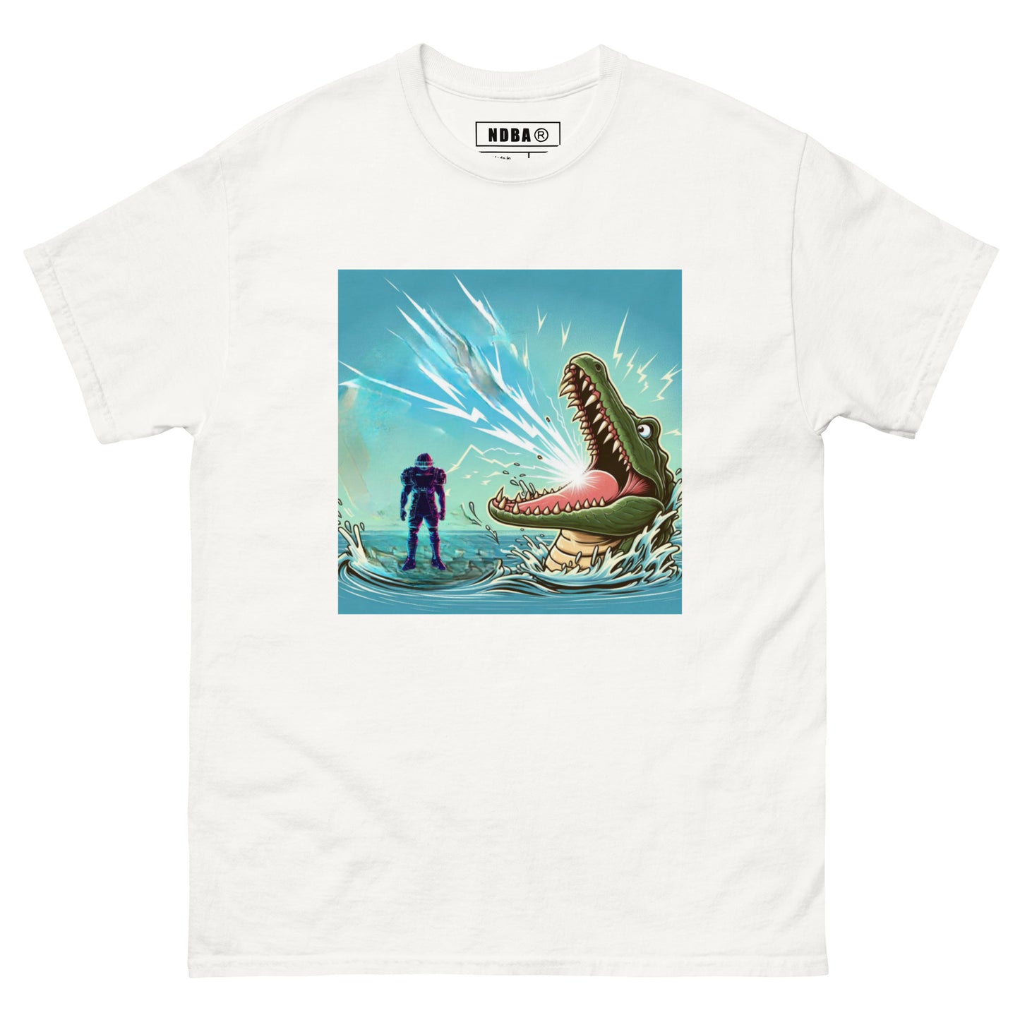DANGERBALL - HUMAN WEAPON VS HATER CROC  - VERSION - Men's classic tee