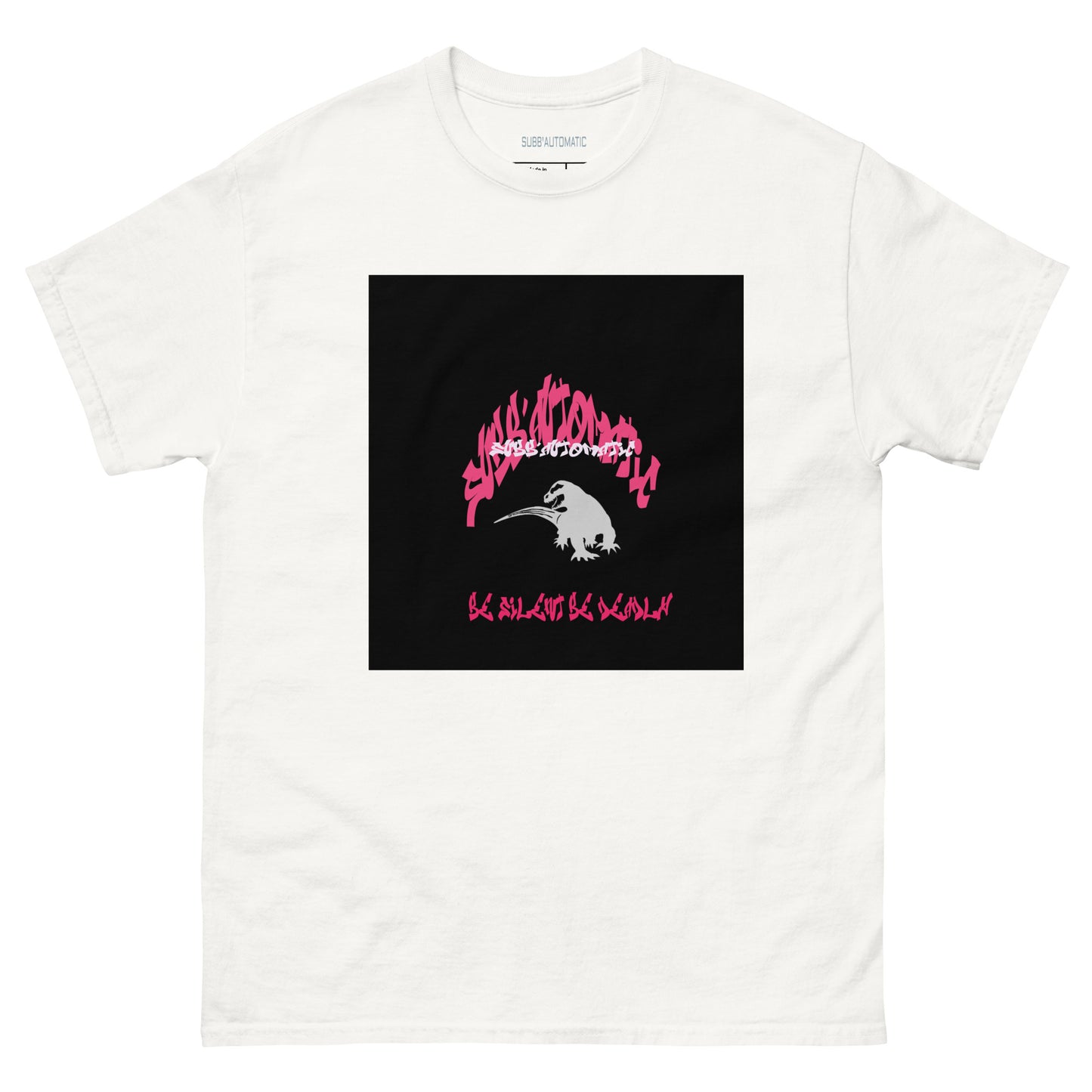SUBB'AUTOMATIC- SPACE KOMODO DRAGON - BE SILENT  BE DEADLY - Men's classic tee