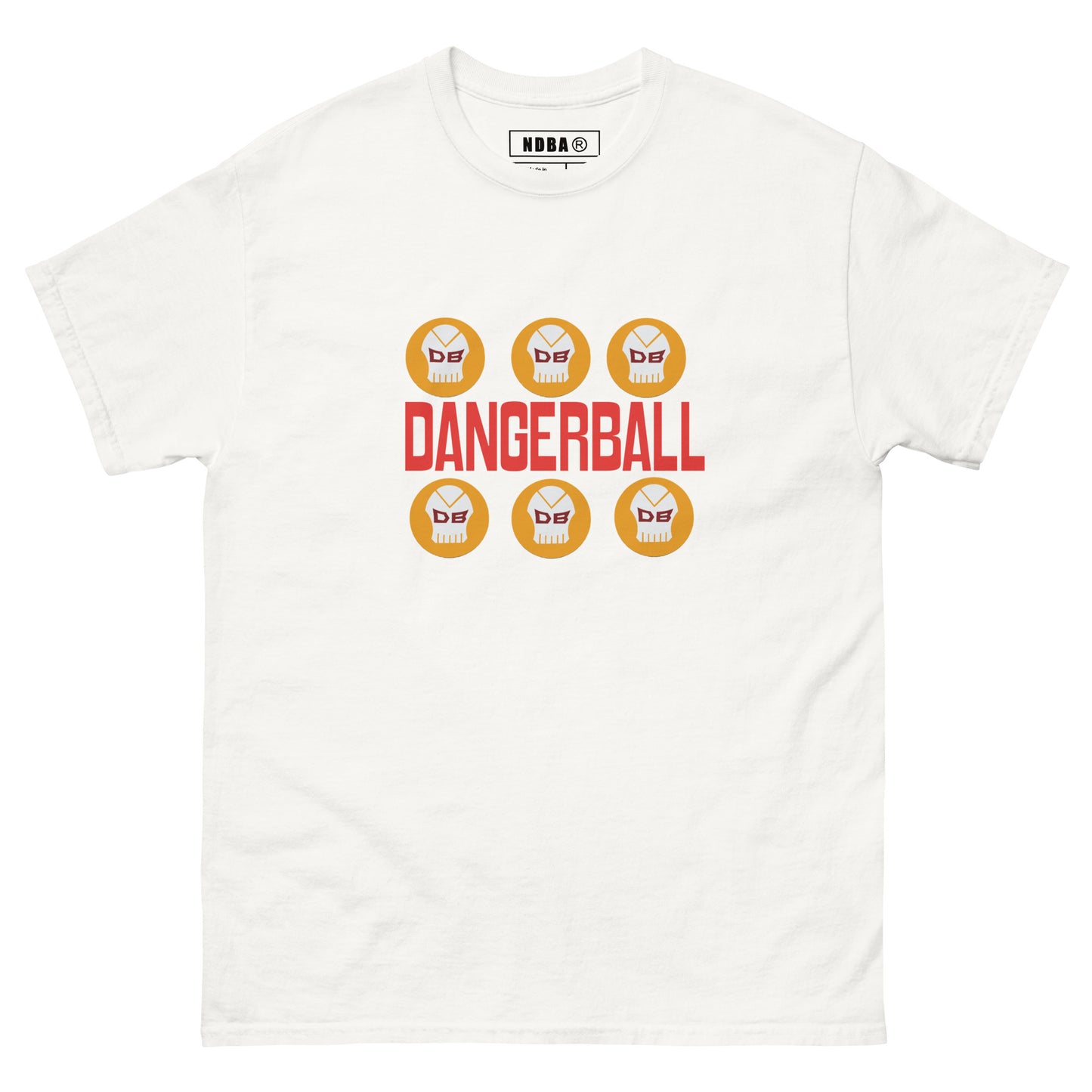 DANGERBALL - 6 TIMES - DB DANGERBALL SKULL - WIN NOW NOT LATER - VERSION - Men's classic tee