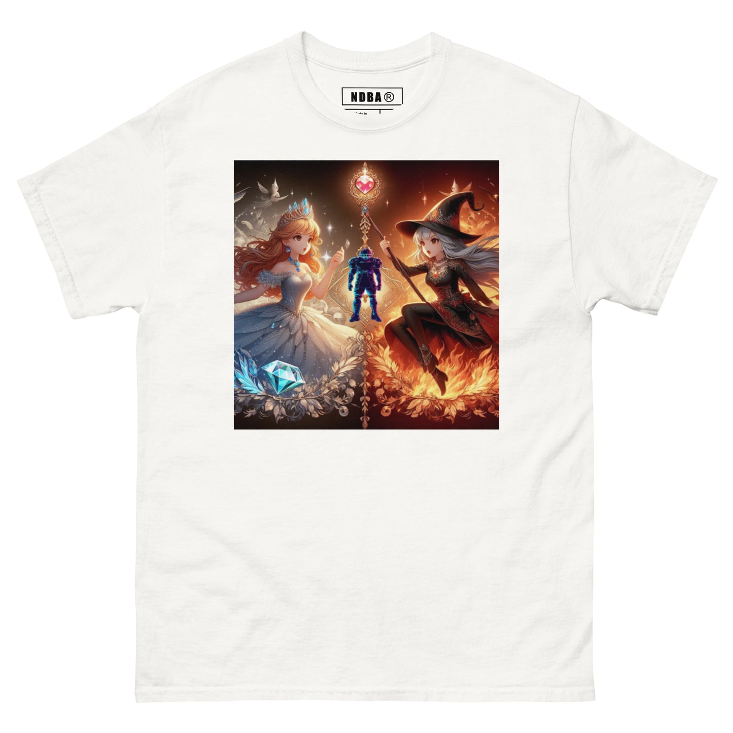DANGERBALL - HUMAN WEAPON - VS FIRE CHIC OR ICE CHIC - VERSION - Men's classic tee