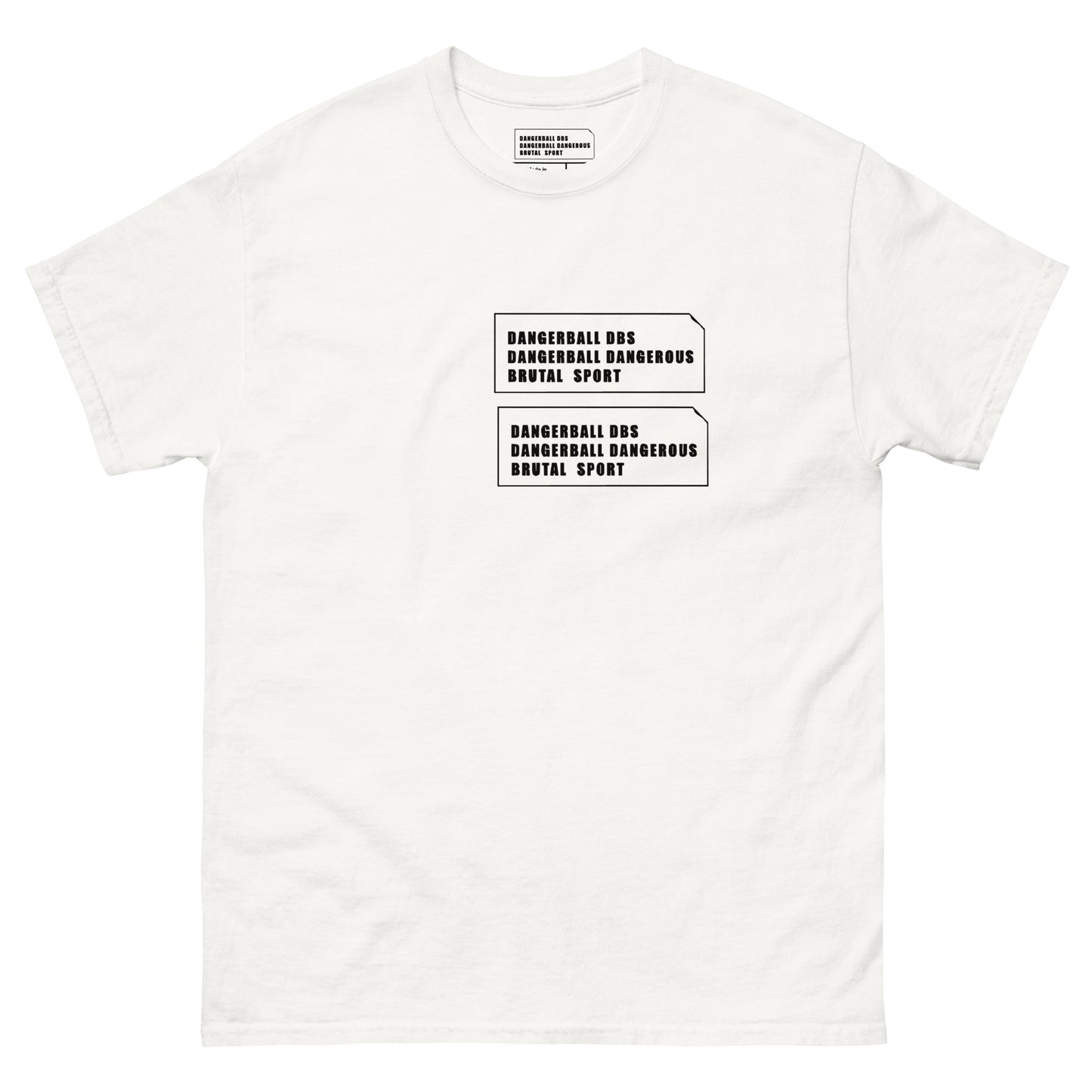 DANGERBALL DBS- DANGEROUS BRUTAL SPORT - Times 2X - Men's classic tee