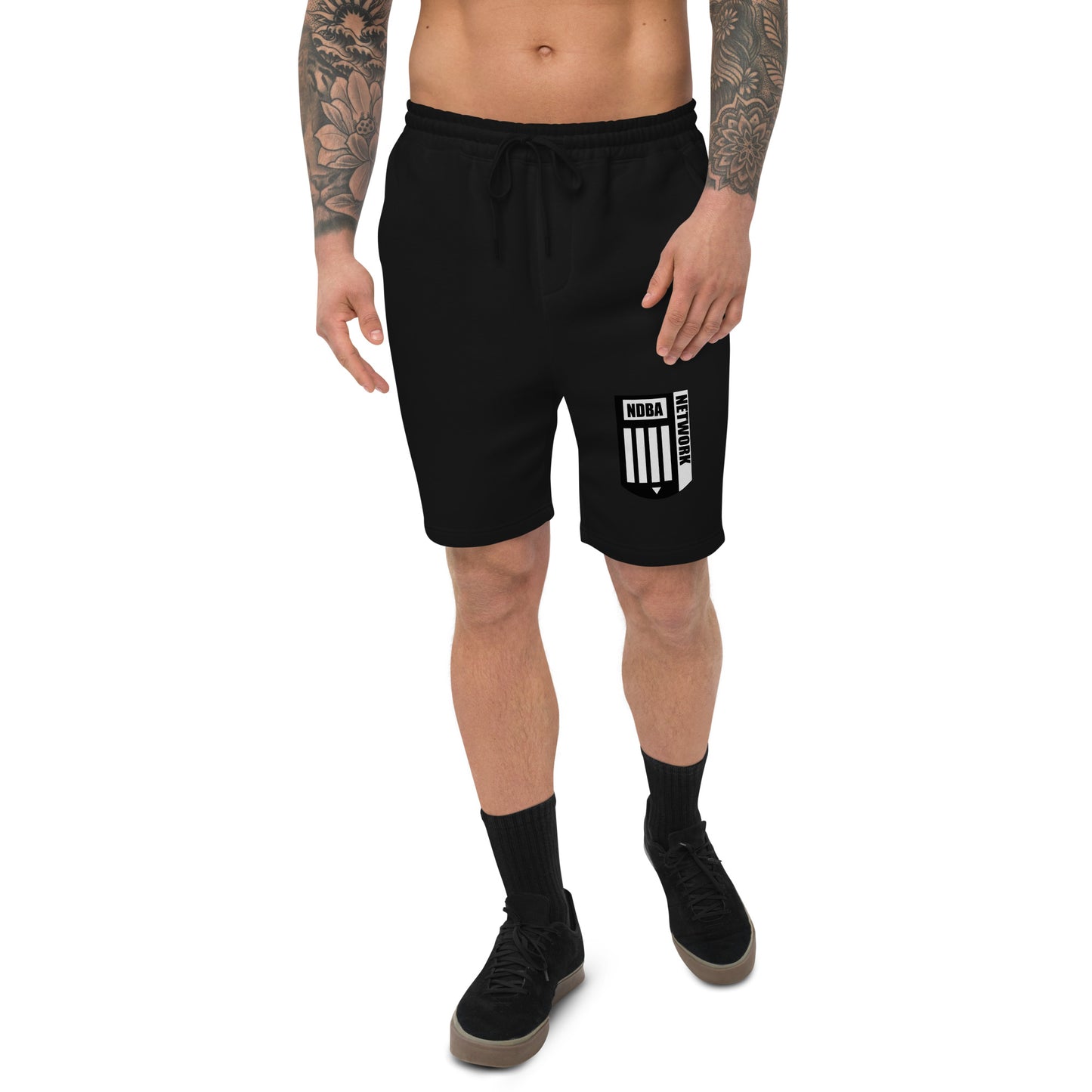 NDBA NETWORK SHIELD LOGO-Men's fleece shorts