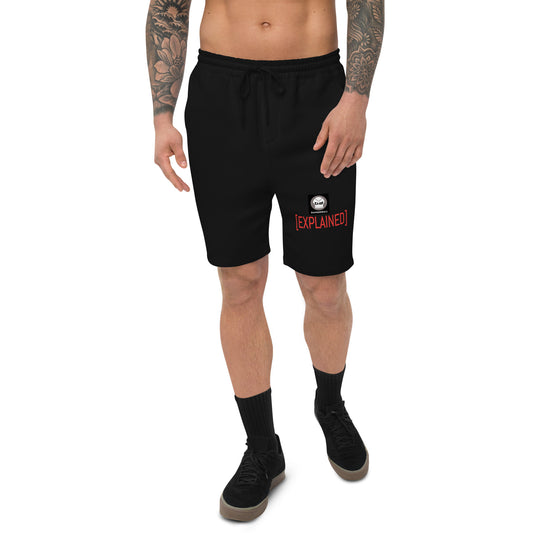 DB DANGERBALL SKULL LOGO  - EXPLAINED- Men's fleece shorts