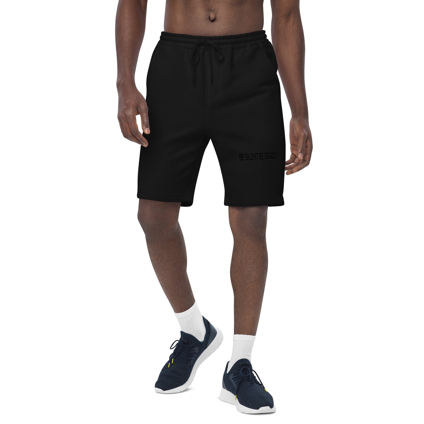 BE SILENT BE DEADLY - Men's fleece shorts