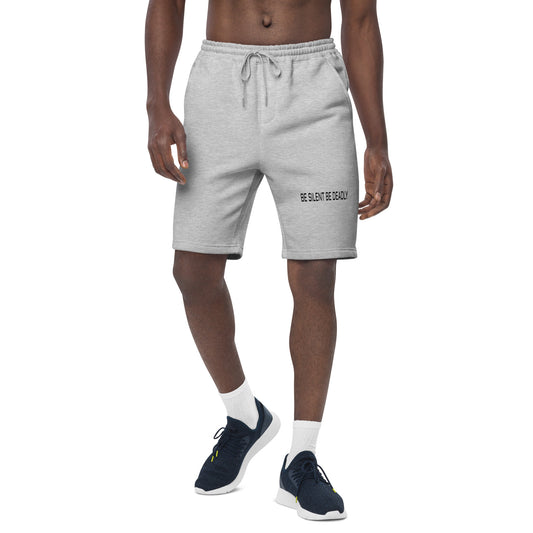 BE SILENT BE DEADLY - Men's fleece shorts