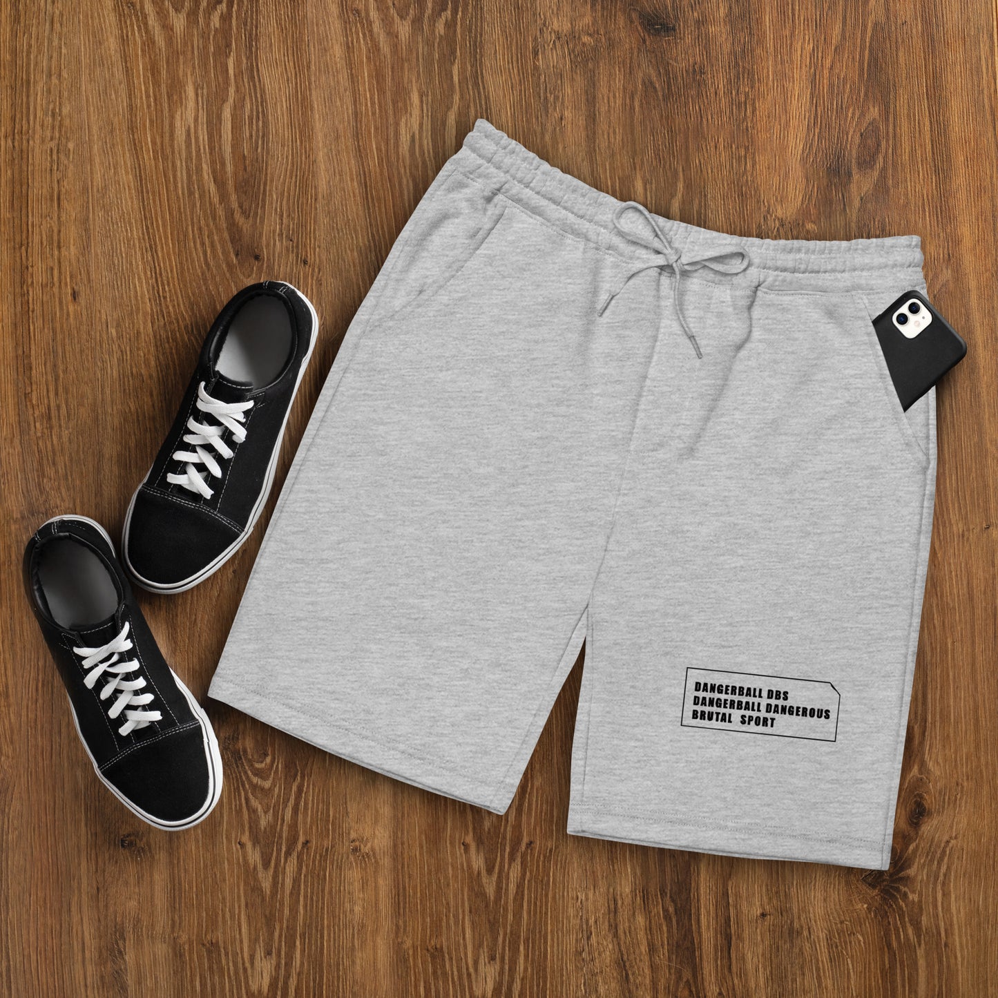 DANGERBALL DBS- DANGEROUS BRUTAL SPORT- Men's fleece shorts