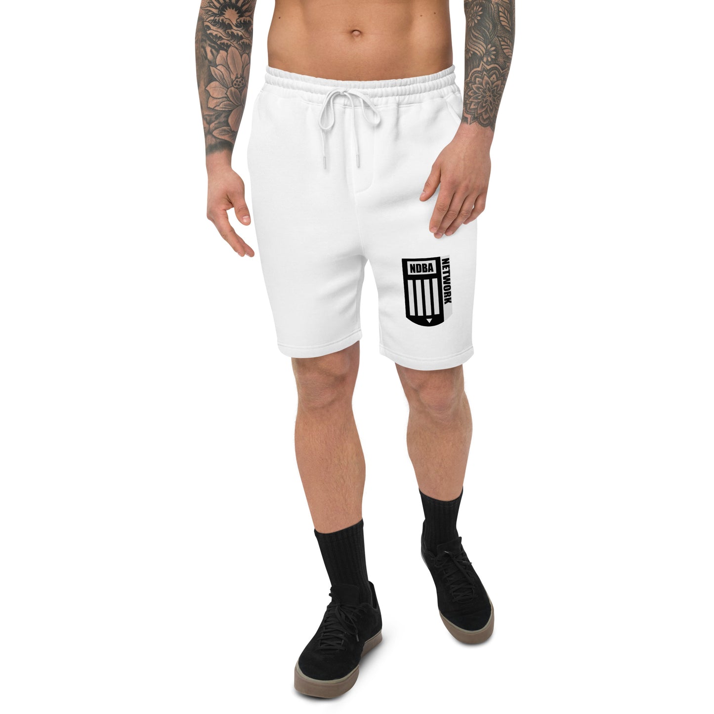 NDBA NETWORK SHIELD LOGO-Men's fleece shorts