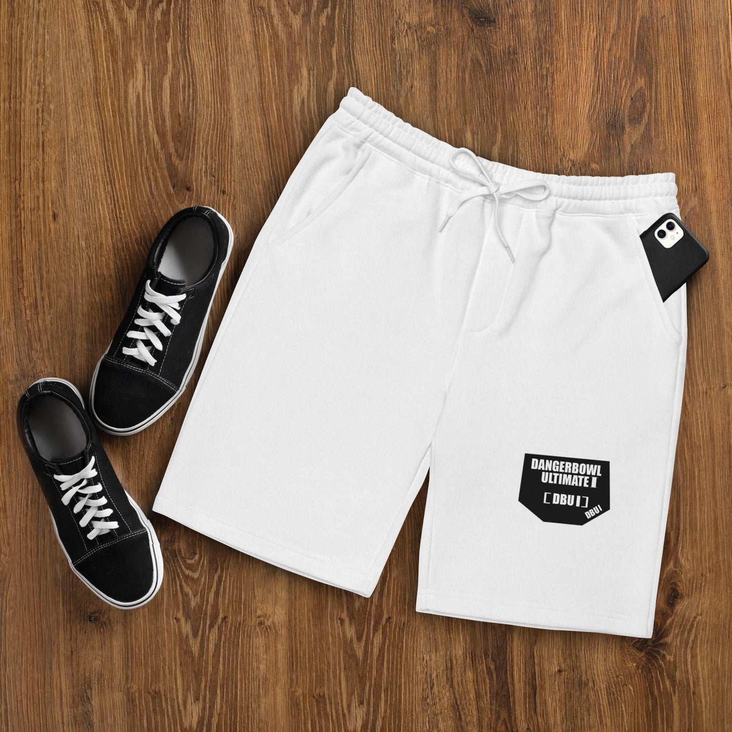 DANGERBOWL ULTIMATE INTERNATIONAL-SHIELD LOGO - Men's fleece shorts