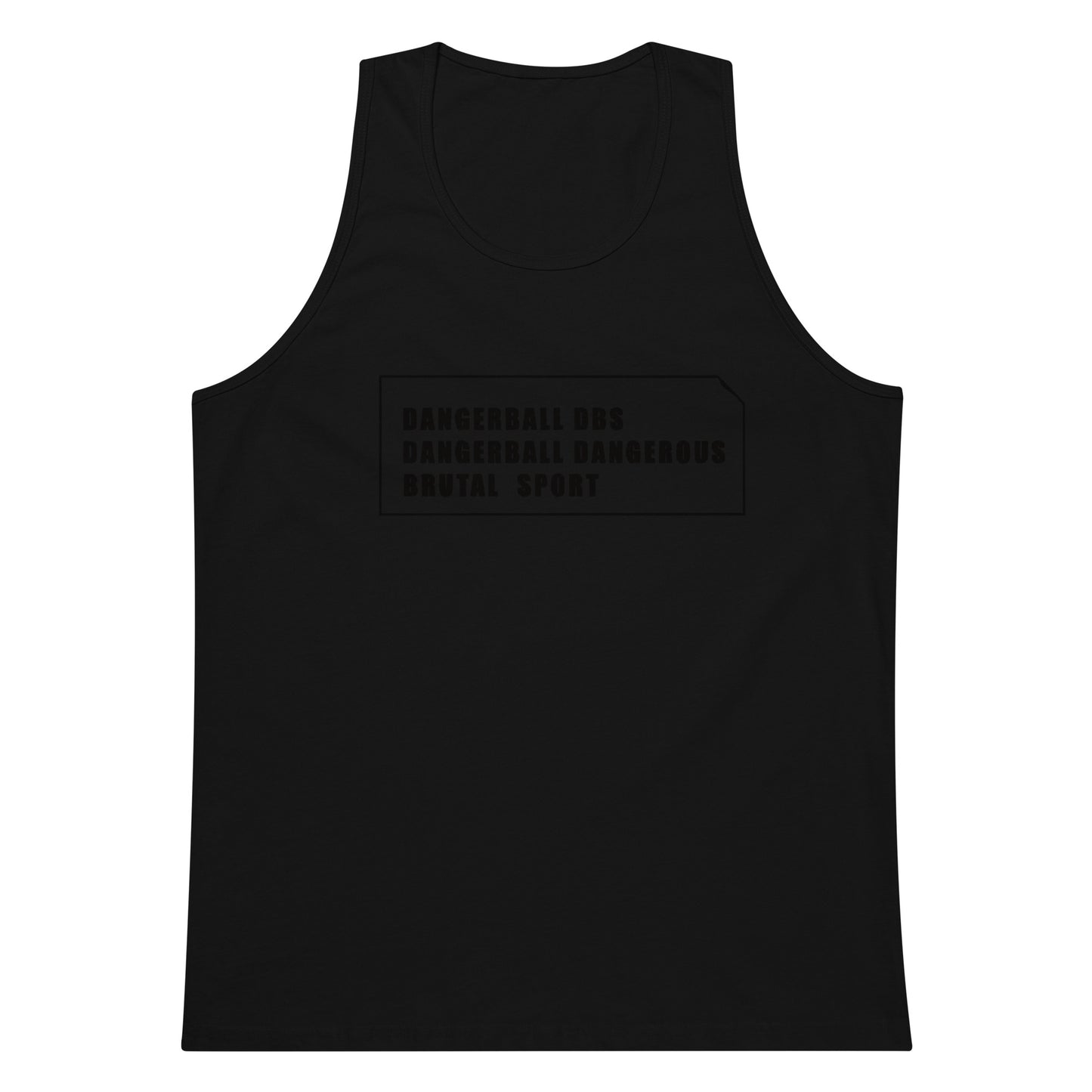 DANGERBALL DBS- DANGEROUS BRUTAL SPORT- Men’s premium tank top