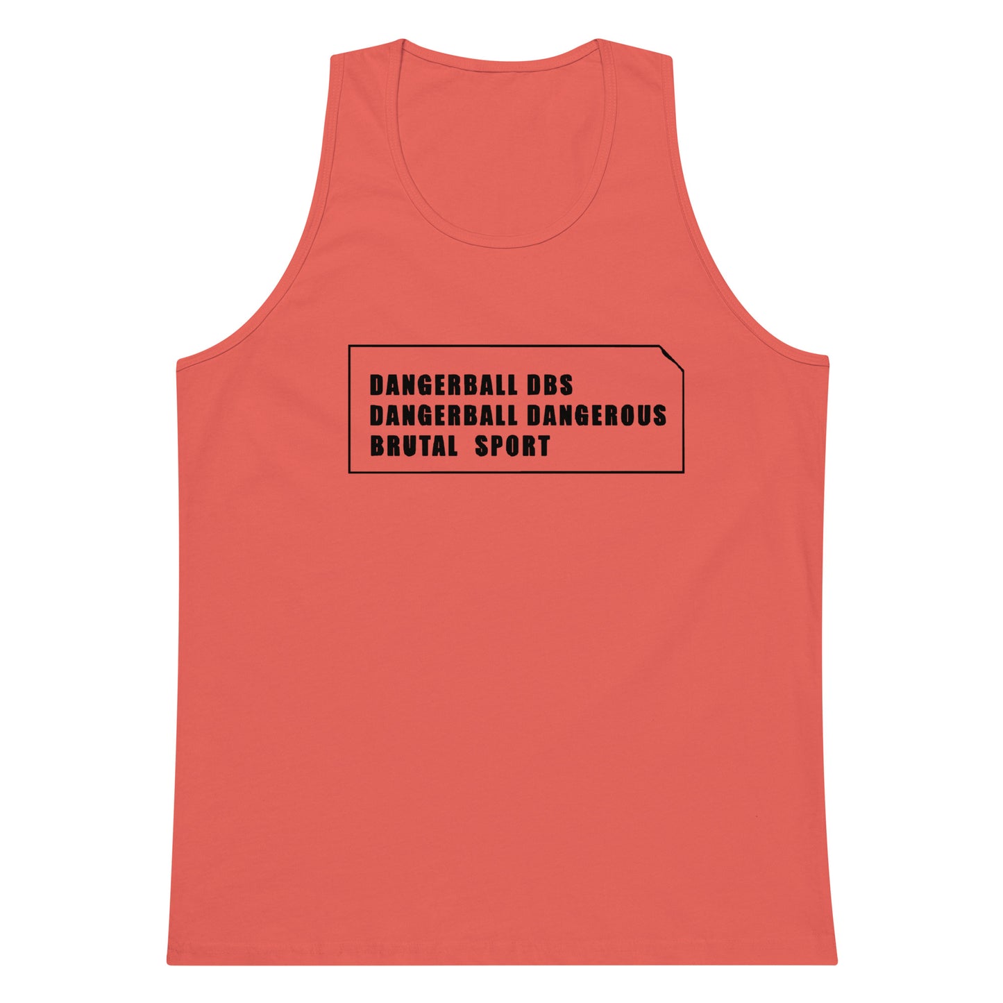 DANGERBALL DBS- DANGEROUS BRUTAL SPORT- Men’s premium tank top
