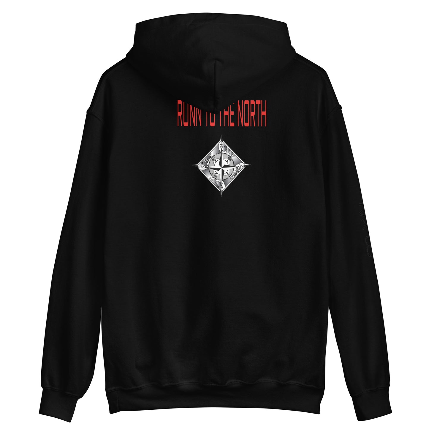 RUNN TO THE NORTH- COMPASS LOGO- RHINO TRUCK #2 -Unisex Hoodie