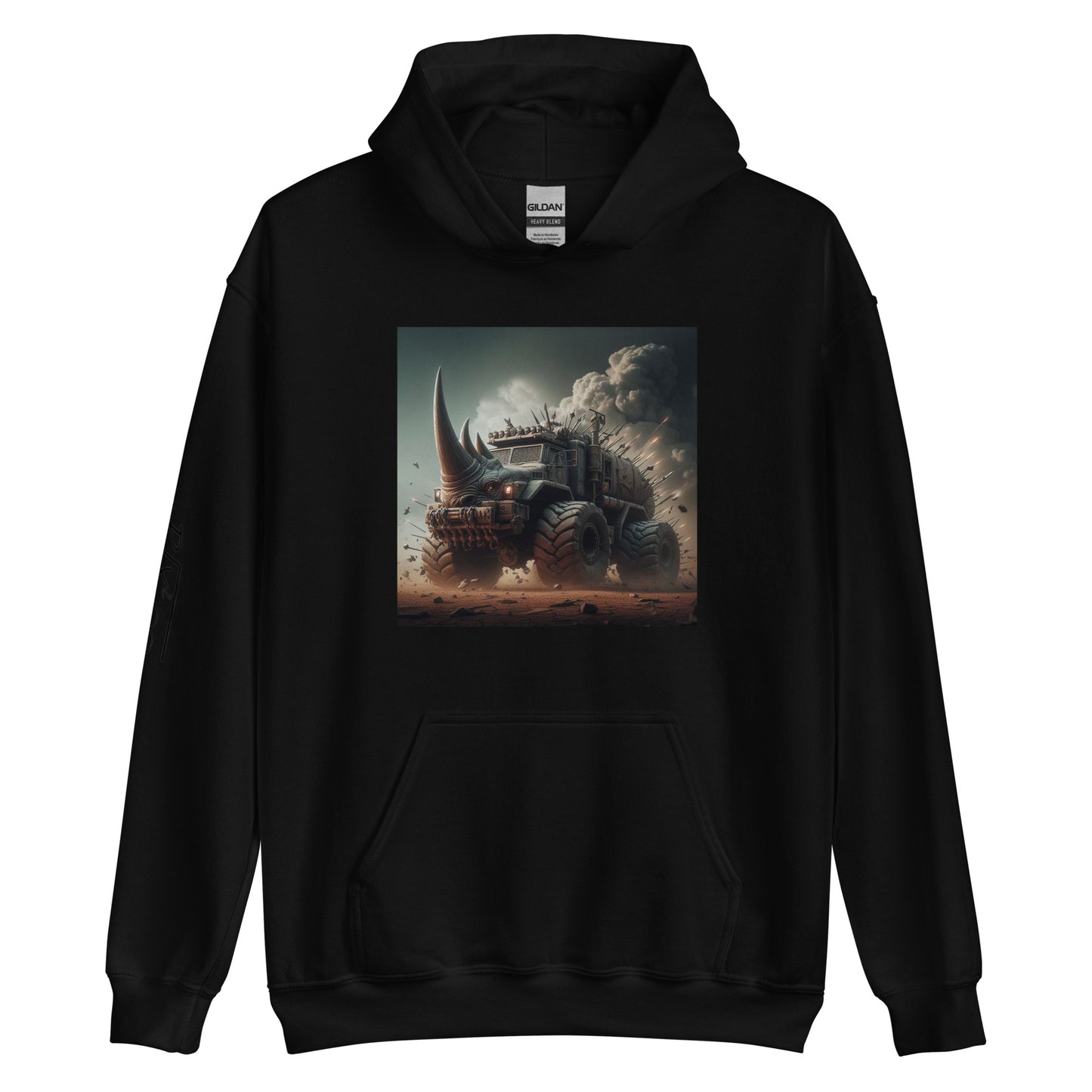 RUNN TO THE NORTH - COMPASS LOGO -RHINO TRUCK #4 -Unisex Hoodie