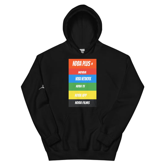 NDBA - NDBA PLUS + - NDBA NETWORK - NDBA TV - NDBA APP - NDBA FILMS - Unisex Hoodie