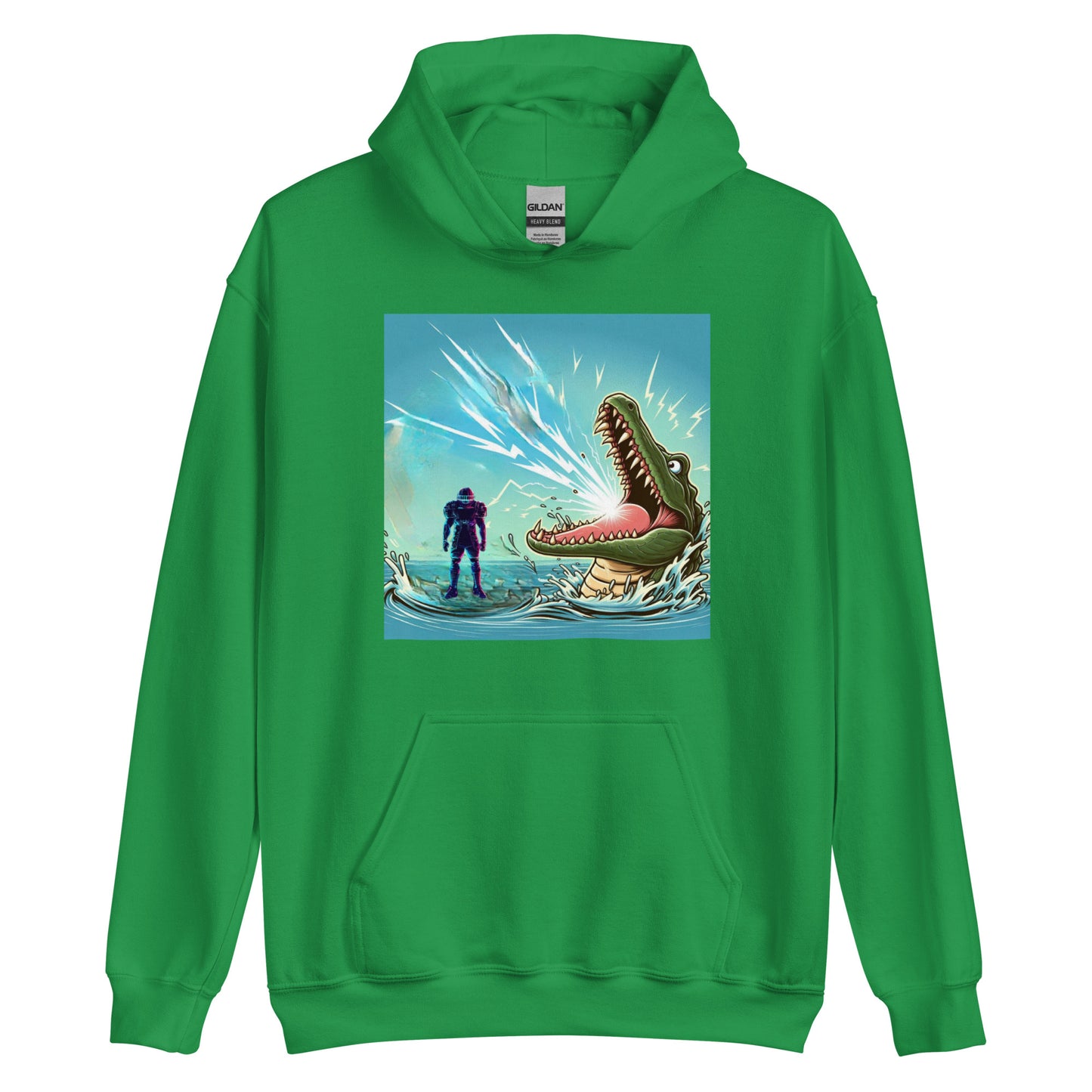 DANGERBALL - HUMAN WEAPON VS HATER CROC  - VERSION - Unisex Hoodie