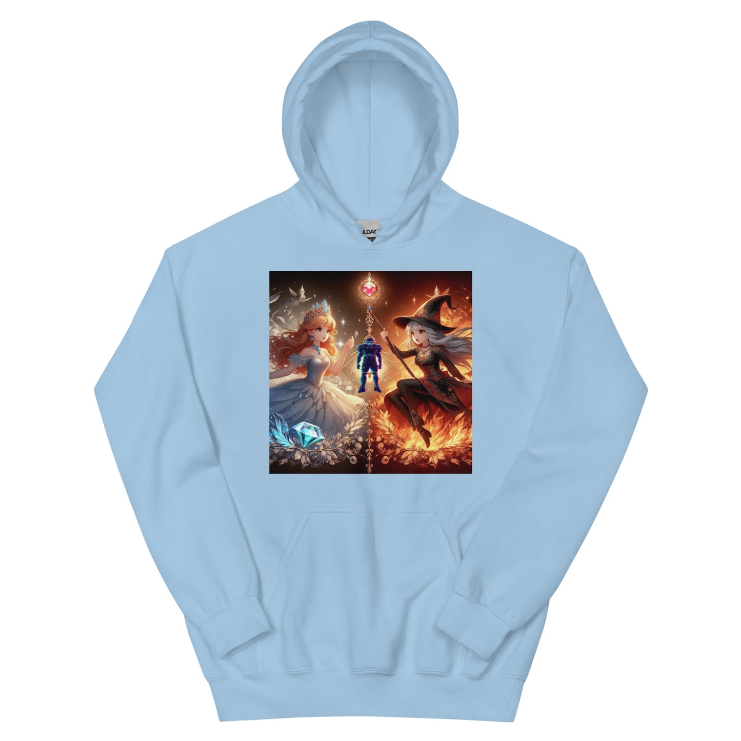 DANGERBALL - HUMAN WEAPON - VS FIRE CHIC OR ICE CHIC - VERSION - Unisex Hoodie