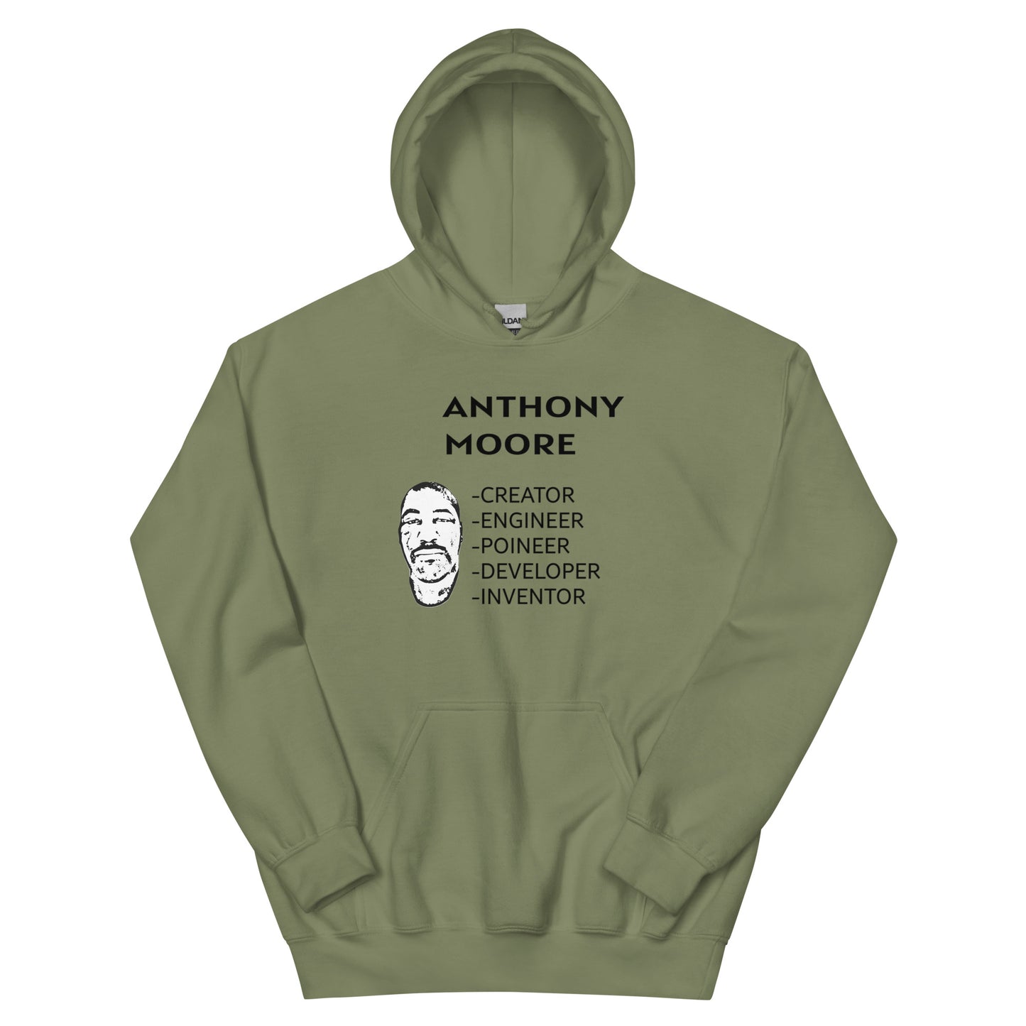 ANTHONY MOORE - CREATOR - ENGINEER- POINEER- DEVELOPER- INVENTOR - Unisex Hoodie