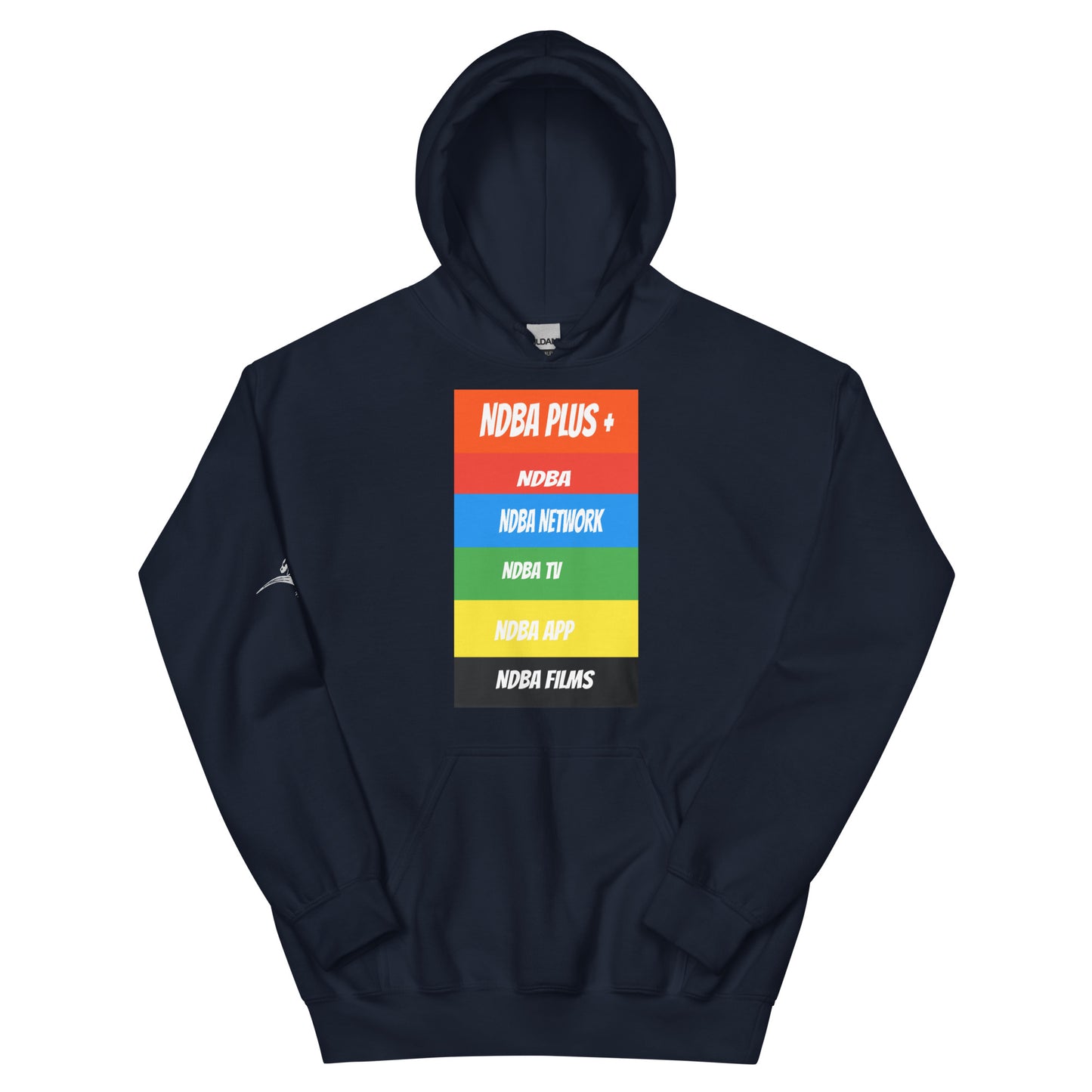 NDBA - NDBA PLUS + - NDBA NETWORK - NDBA TV - NDBA APP - NDBA FILMS - Unisex Hoodie