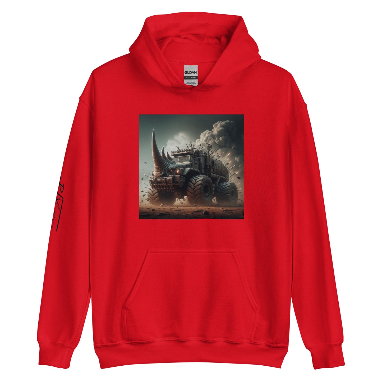 RUNN TO THE NORTH - COMPASS LOGO -RHINO TRUCK #4 -Unisex Hoodie