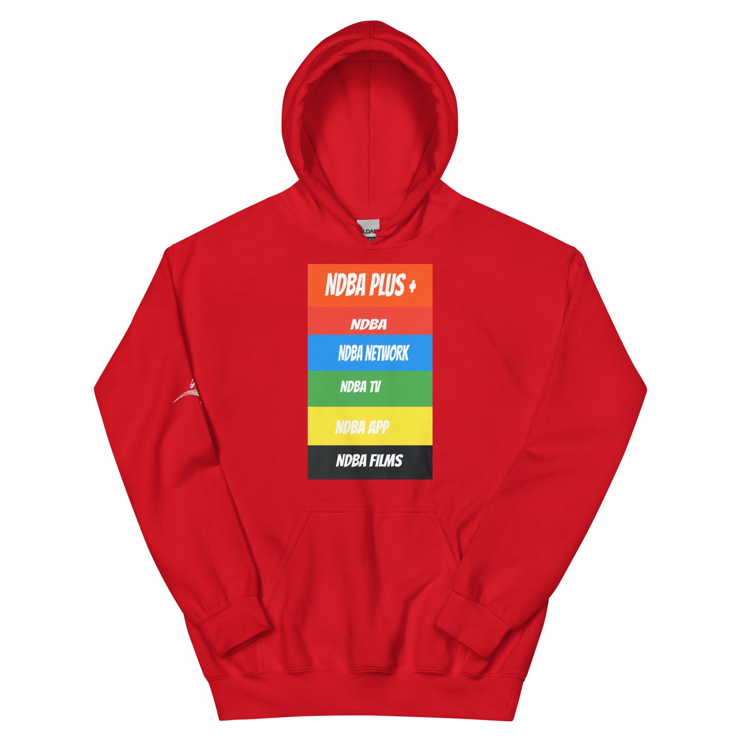NDBA - NDBA PLUS + - NDBA NETWORK - NDBA TV - NDBA APP - NDBA FILMS - Unisex Hoodie