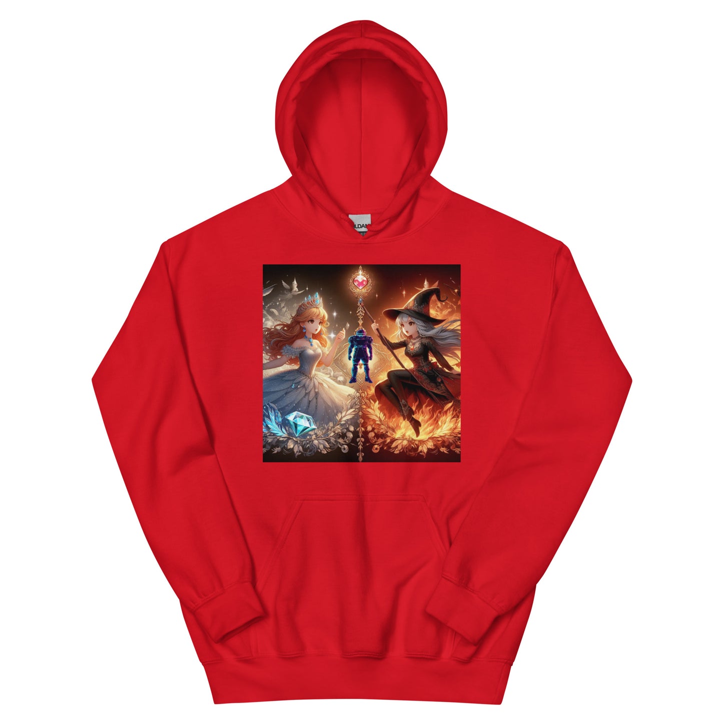 DANGERBALL - HUMAN WEAPON - VS FIRE CHIC OR ICE CHIC - VERSION - Unisex Hoodie