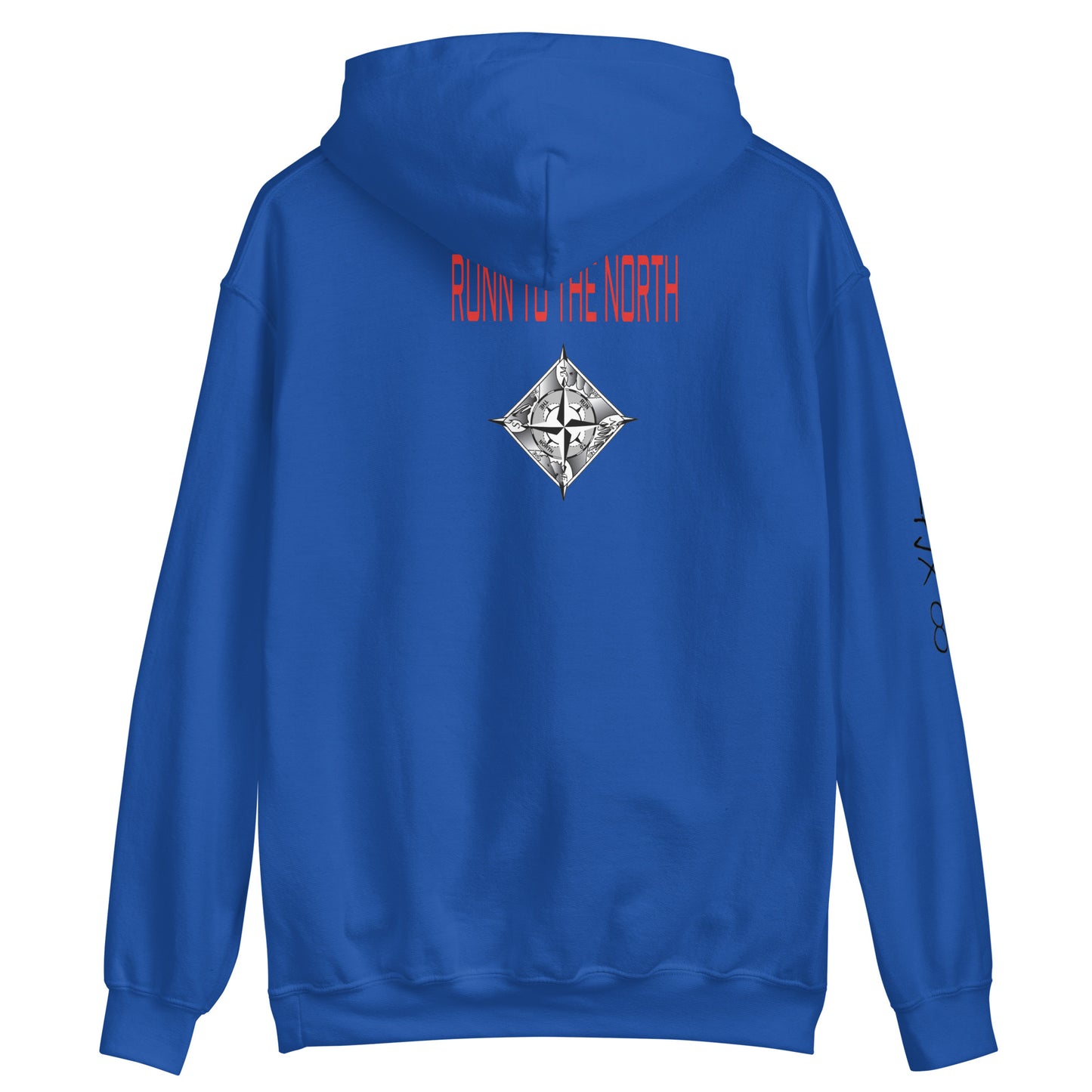 RUNN TO THE NORTH- COMPASS LOGO- RHINO TRUCK #2 -Unisex Hoodie