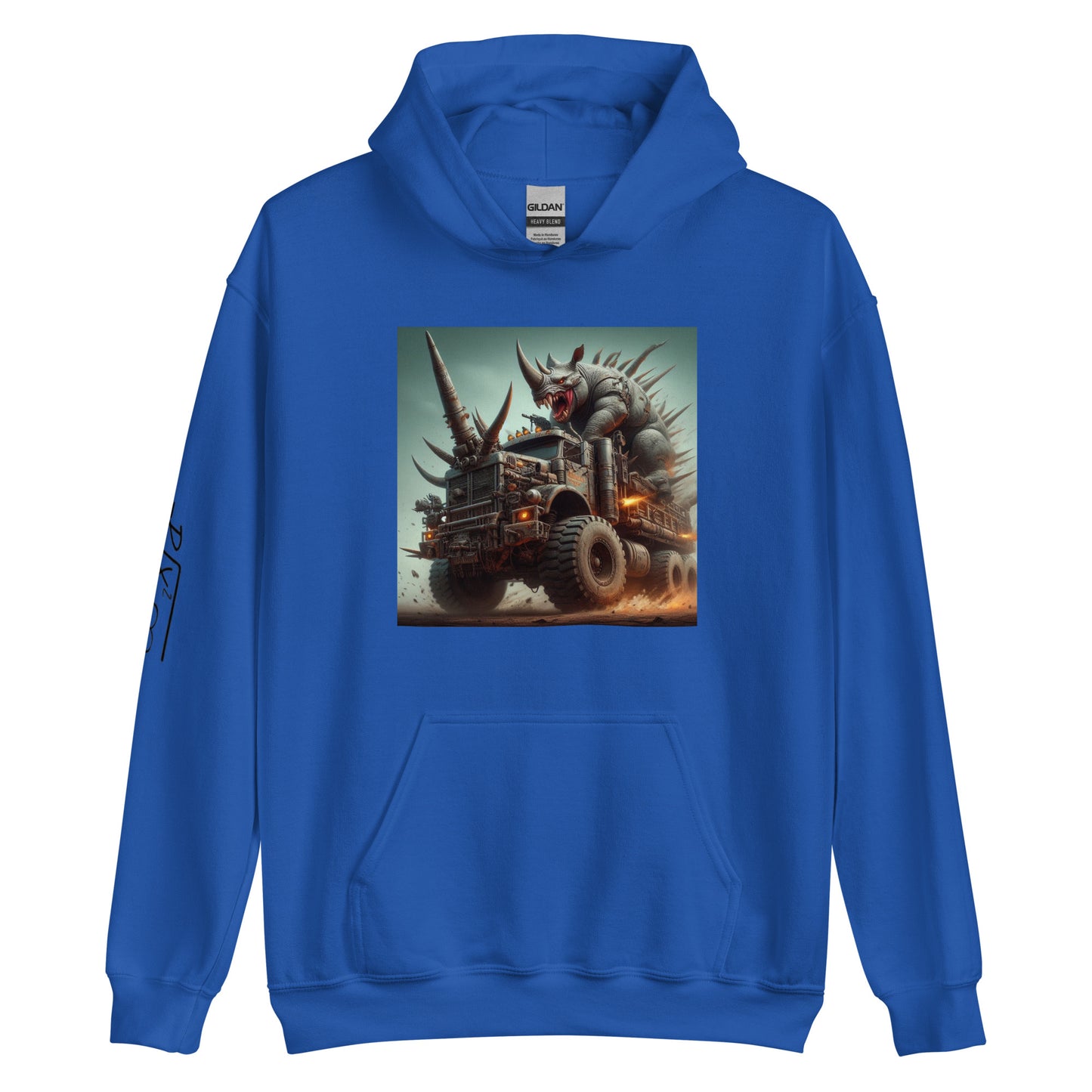 RUNN TO THE NORTH- COMPASS LOGO- RHINO TRUCK #2 -Unisex Hoodie