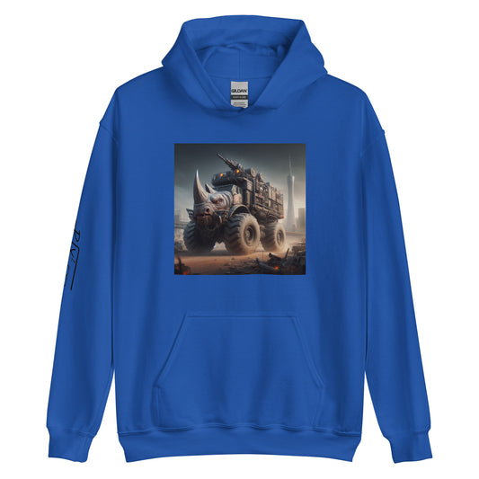 RUNN TO THE NORTH - COMPASS LOGO -RHINO TRUCK #3 -Unisex Hoodie