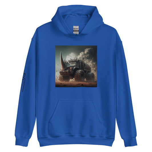 RUNN TO THE NORTH - COMPASS LOGO -RHINO TRUCK #4 -Unisex Hoodie
