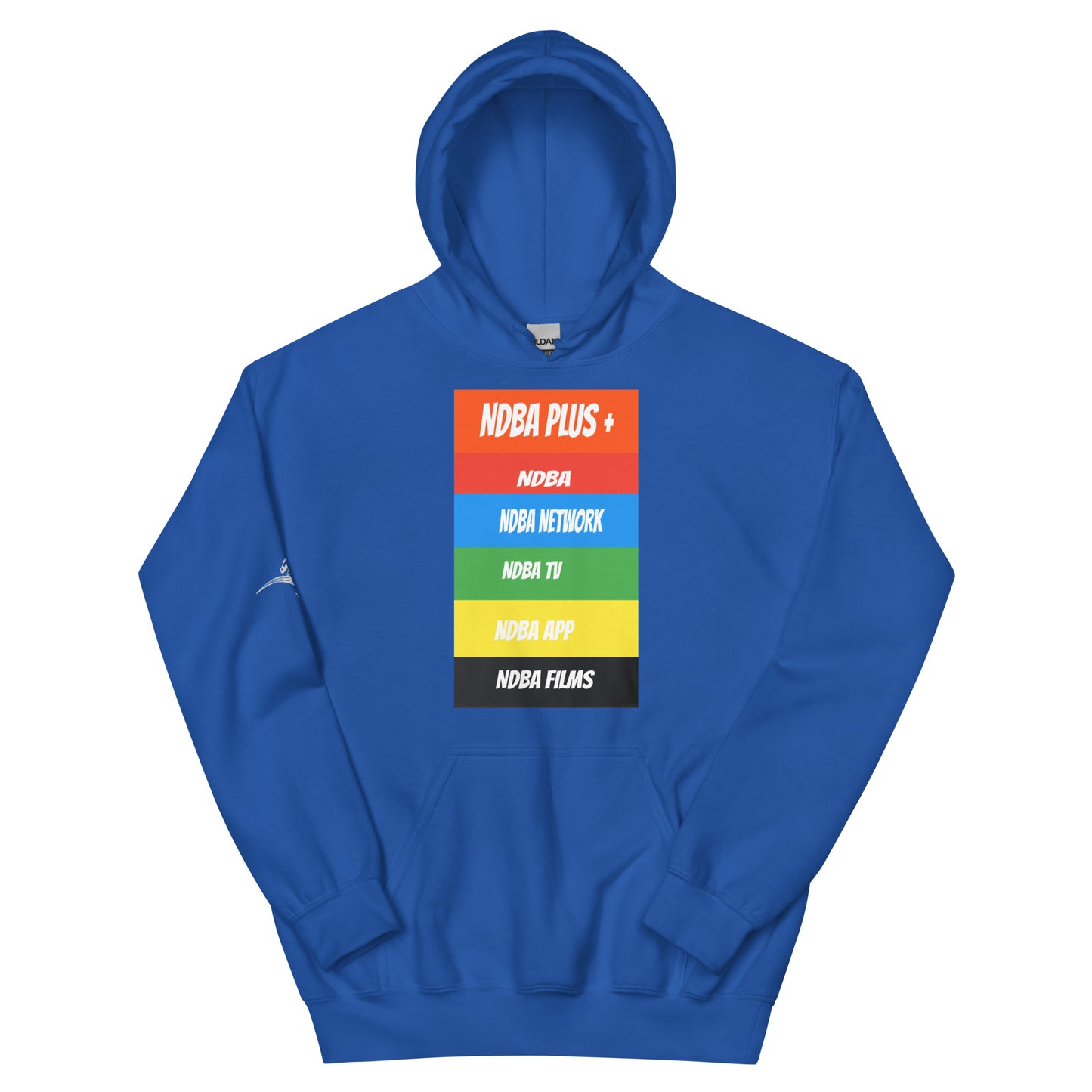 NDBA - NDBA PLUS + - NDBA NETWORK - NDBA TV - NDBA APP - NDBA FILMS - Unisex Hoodie