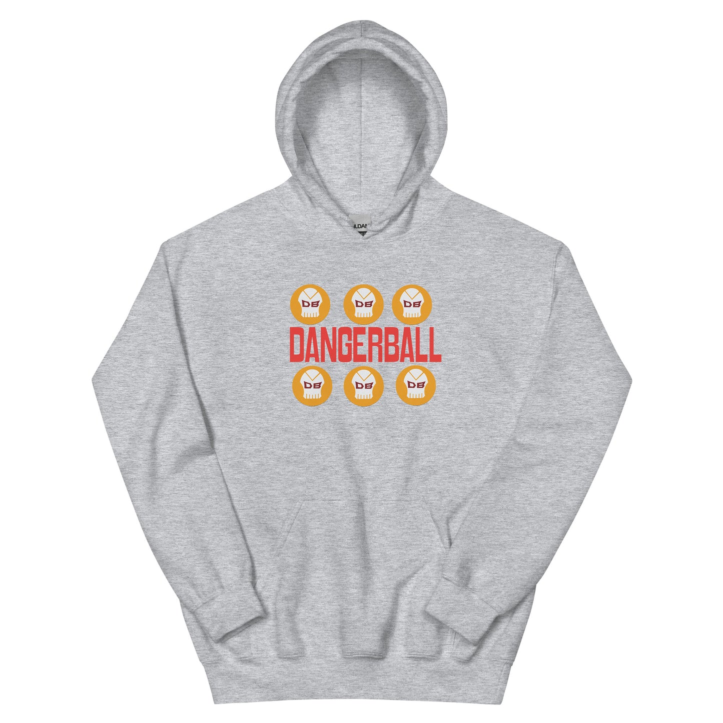 DANGERBALL - 6 TIMES - DB DANGERBALL SKULL - WIN NOW NOT LATER - VERSION - Unisex Hoodie