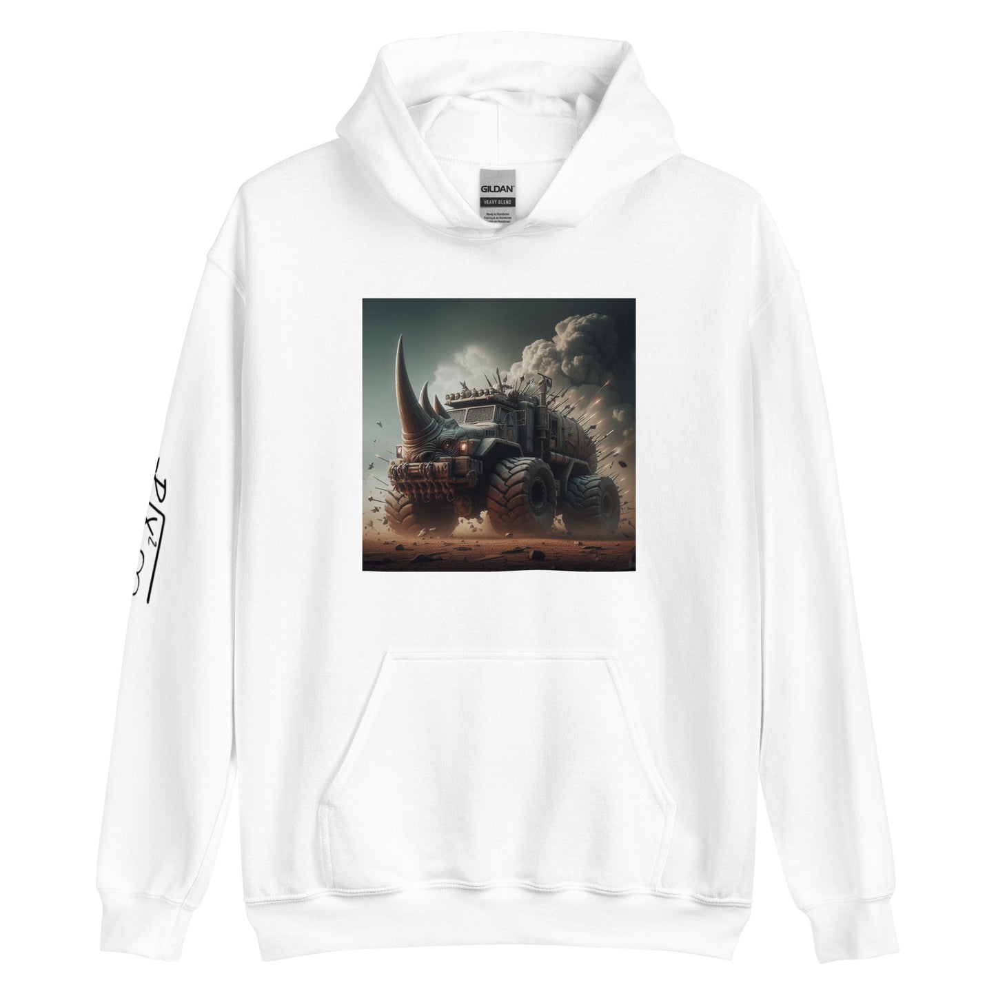 RUNN TO THE NORTH - COMPASS LOGO -RHINO TRUCK #4 -Unisex Hoodie