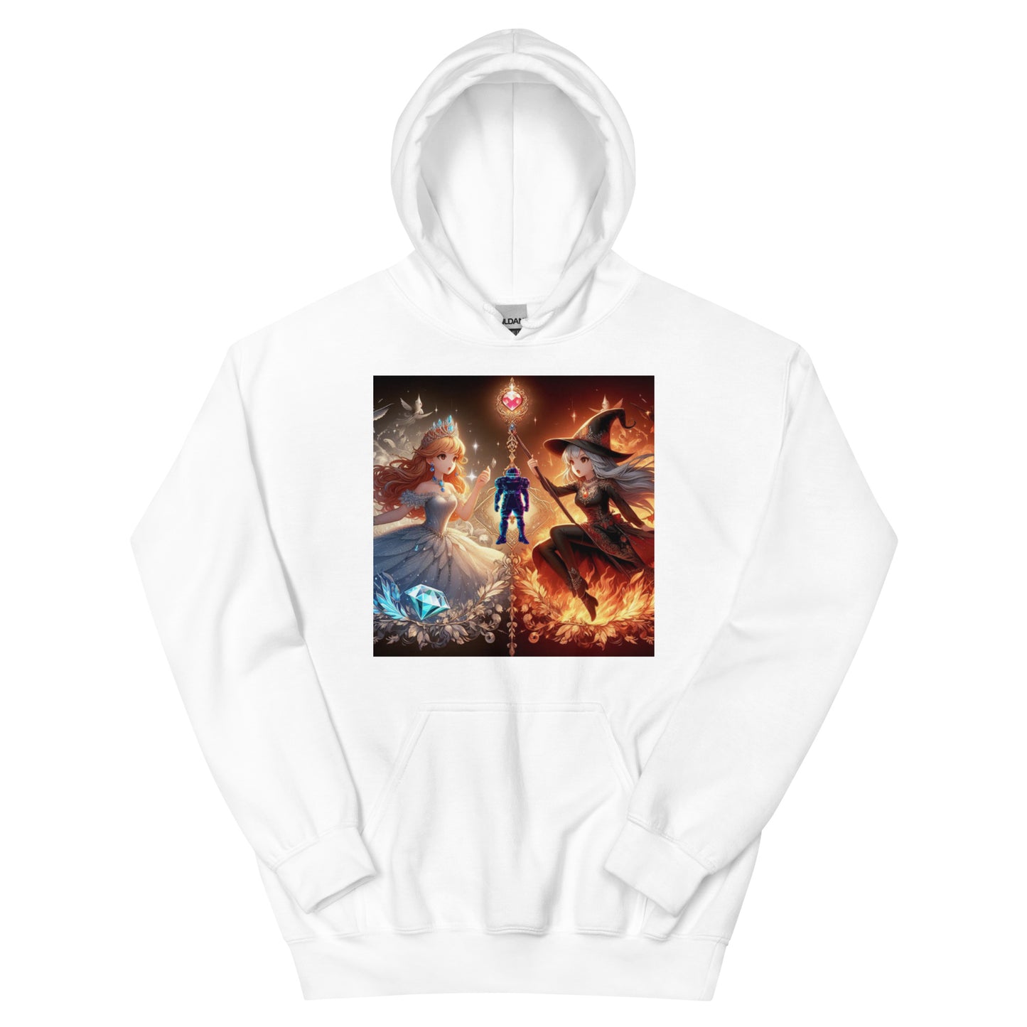 DANGERBALL - HUMAN WEAPON - VS FIRE CHIC OR ICE CHIC - VERSION - Unisex Hoodie